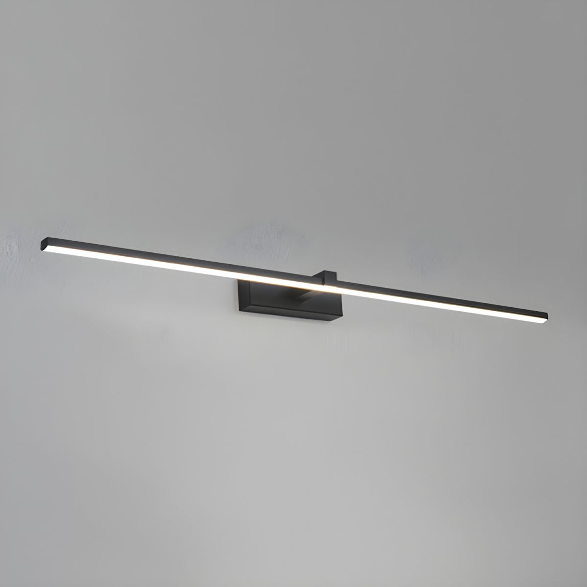 Vakkerlight Metal Linear Mirror Wall Light – Sleek Black/White Finish