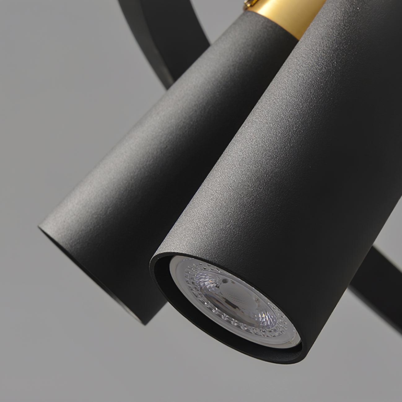 Black Mutil Pipe Chandelier - YIOSI