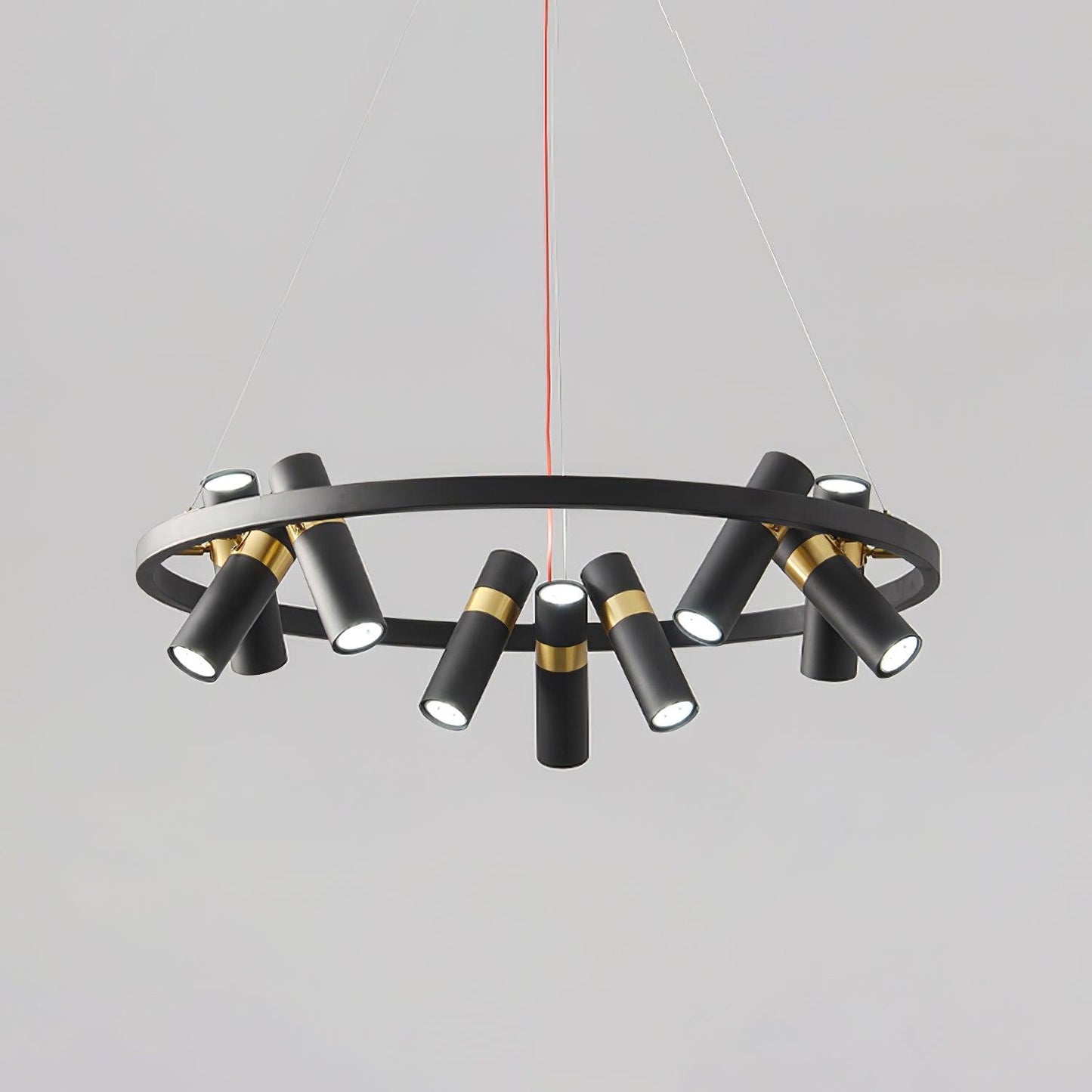 Black Mutil Pipe Chandelier - YIOSI