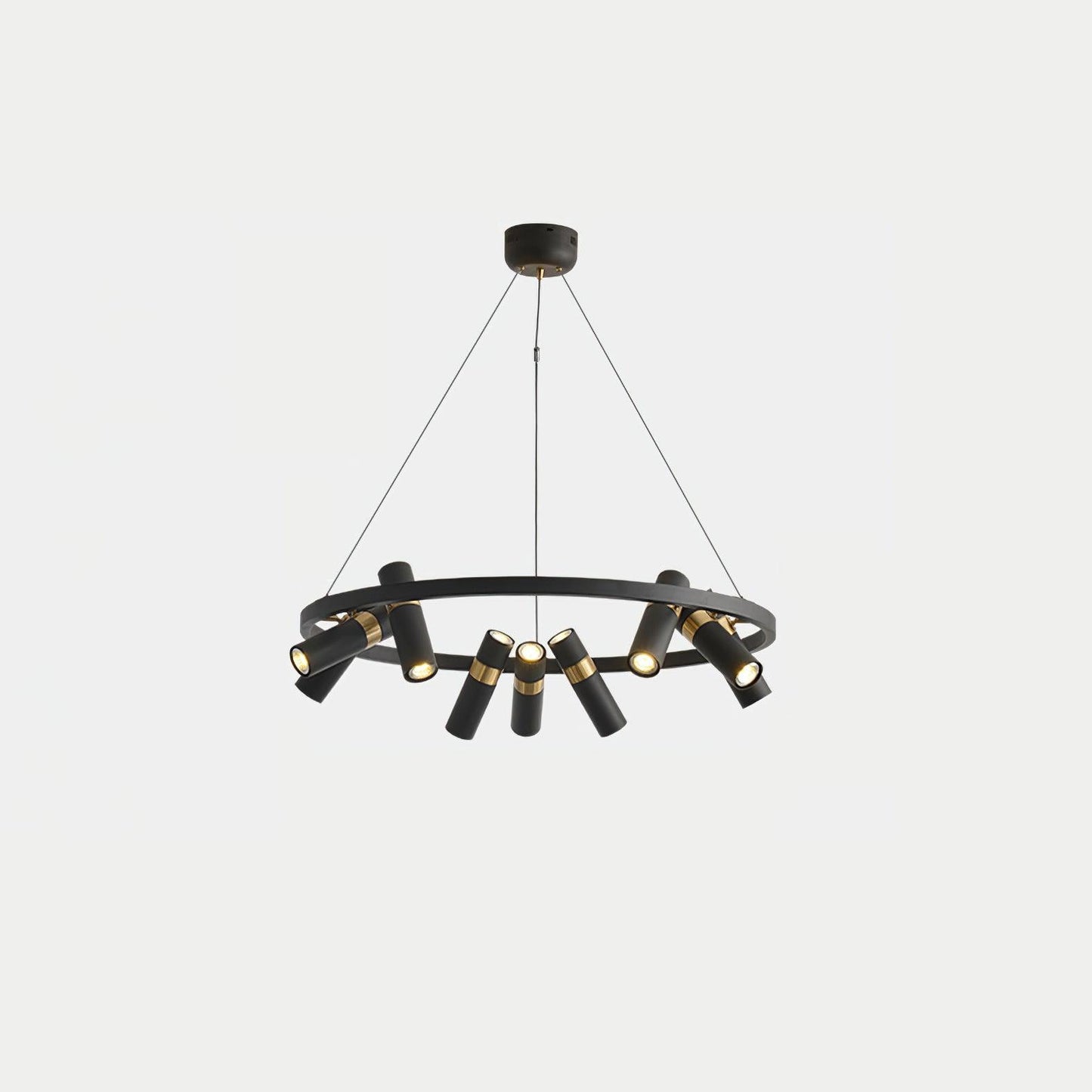 Black Mutil Pipe Chandelier - YIOSI
