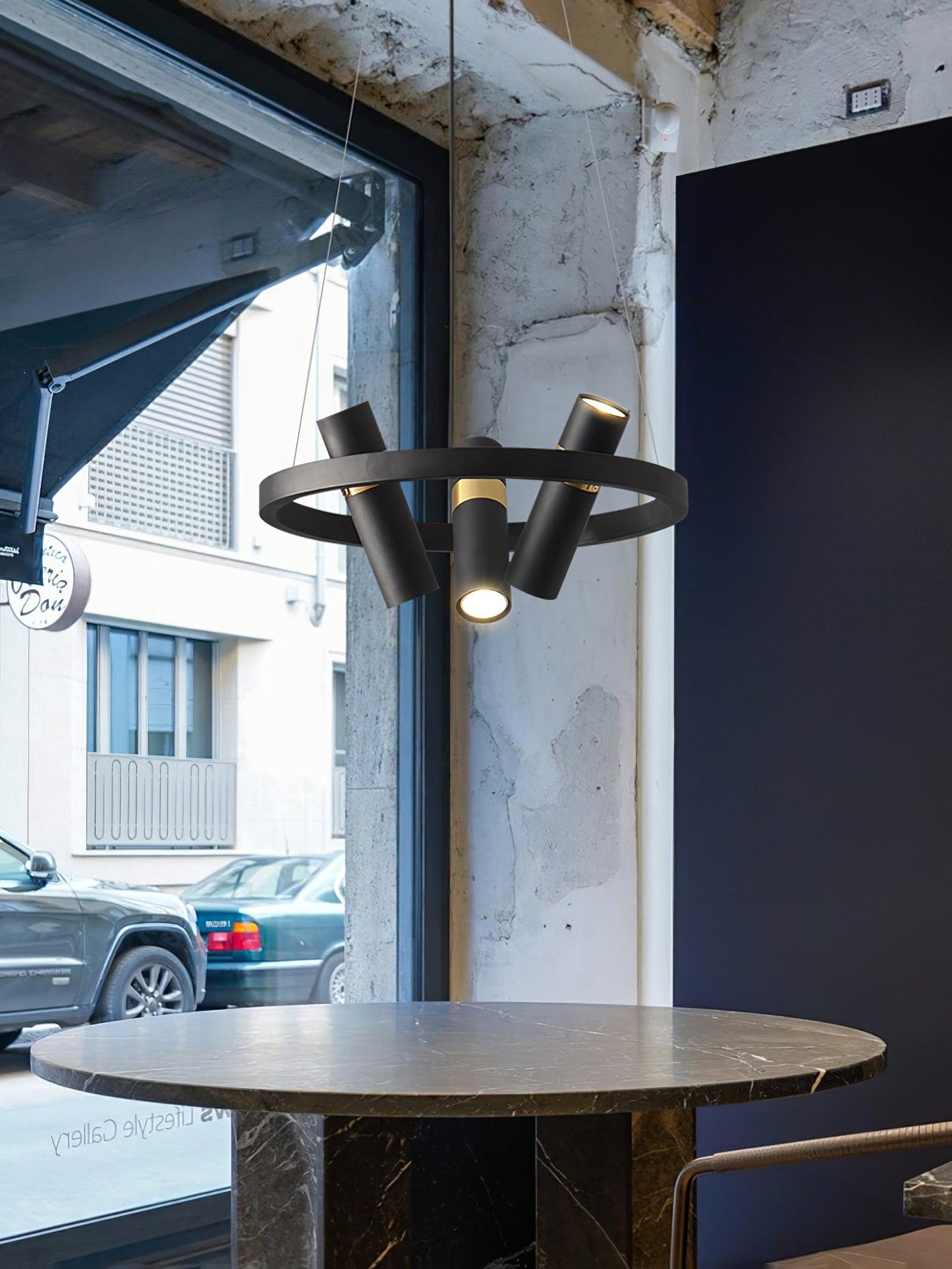 Black Mutil Pipe Chandelier - YIOSI