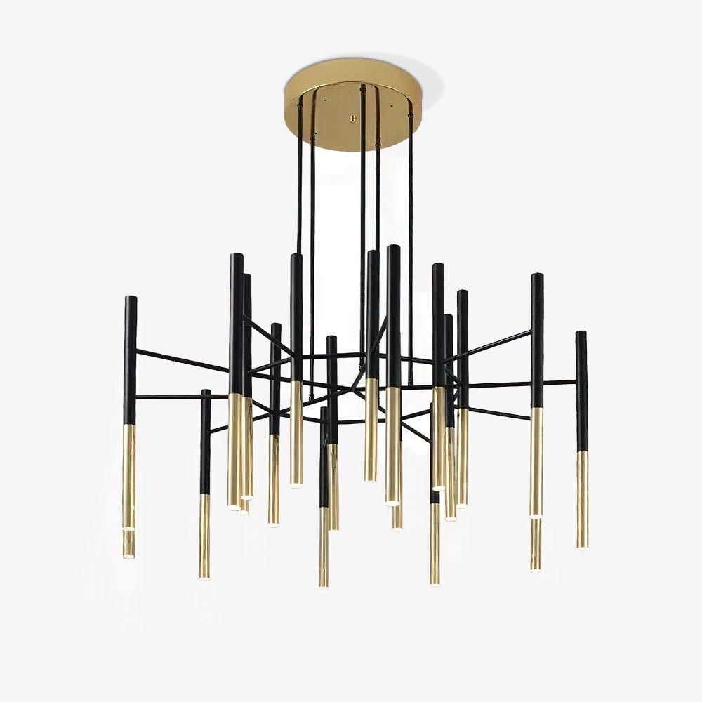 Metal Tubular Chandelier - YIOSI
