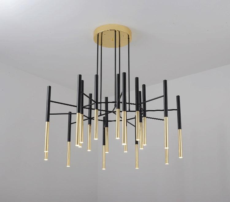 Metal Tubular Chandelier - YIOSI