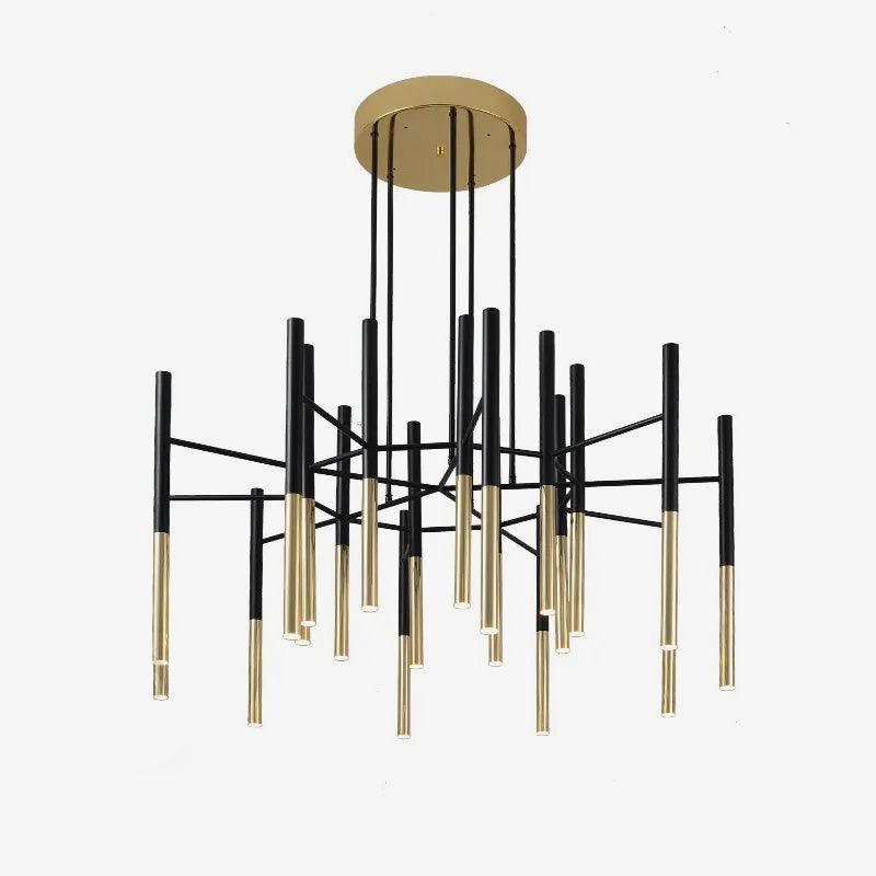 Metal Tubular Chandelier - YIOSI