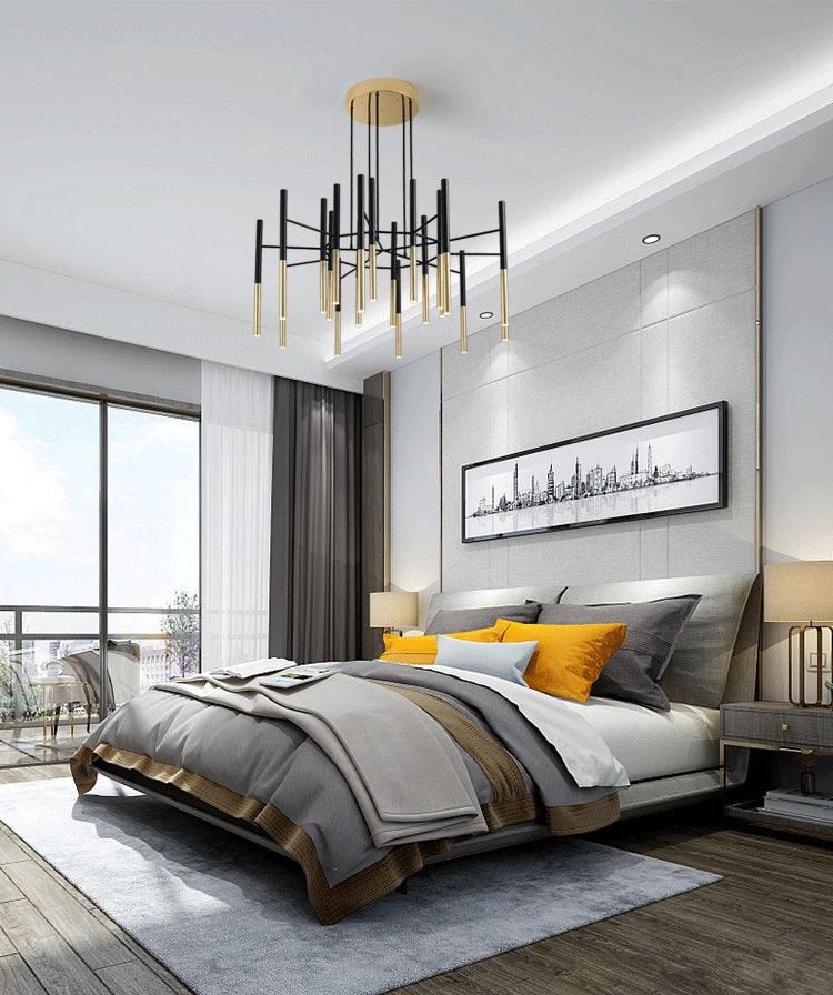 Metal Tubular Chandelier - YIOSI