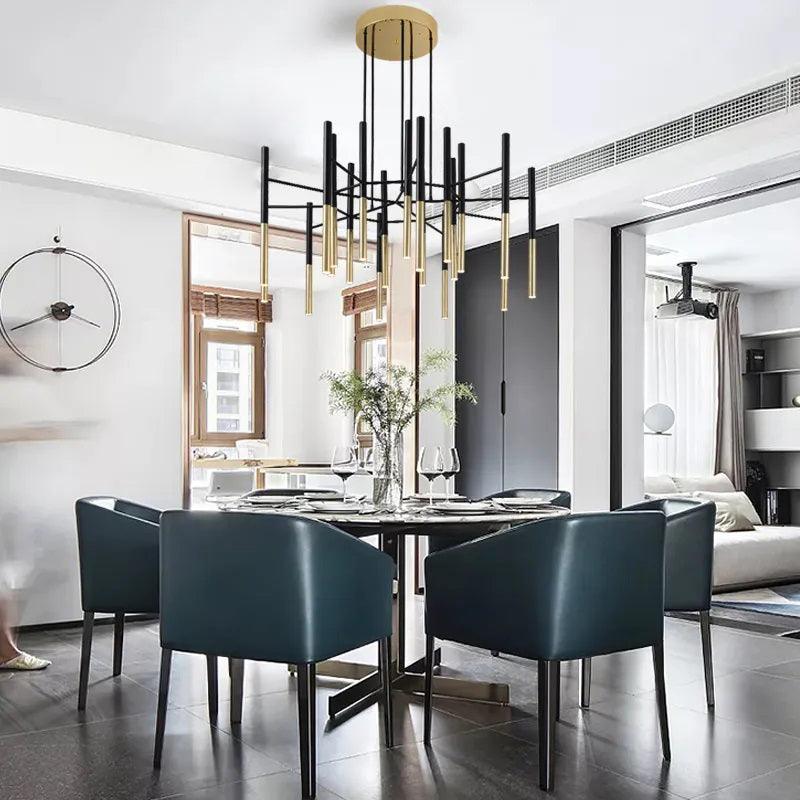 Metal Tubular Chandelier - YIOSI