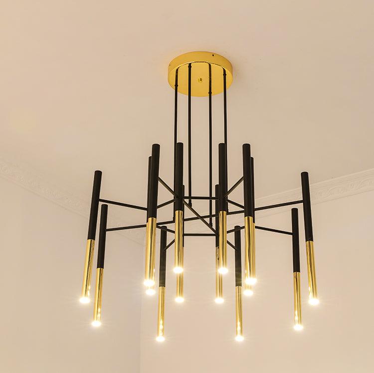 Metal Tubular Chandelier - YIOSI