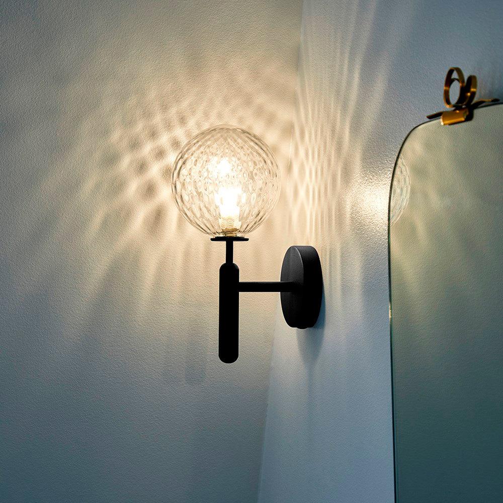 Scandiluxe Brass & Glass Wall Light – Elegant Nordic Sconce