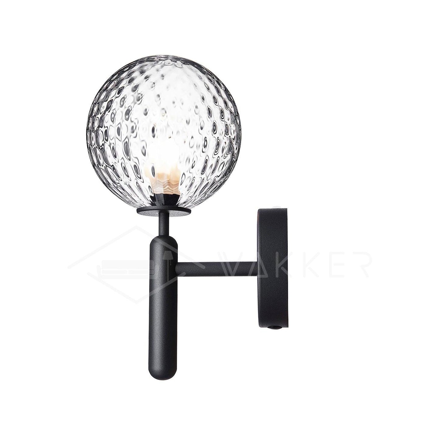 Scandiluxe Brass & Glass Wall Light – Elegant Nordic Sconce