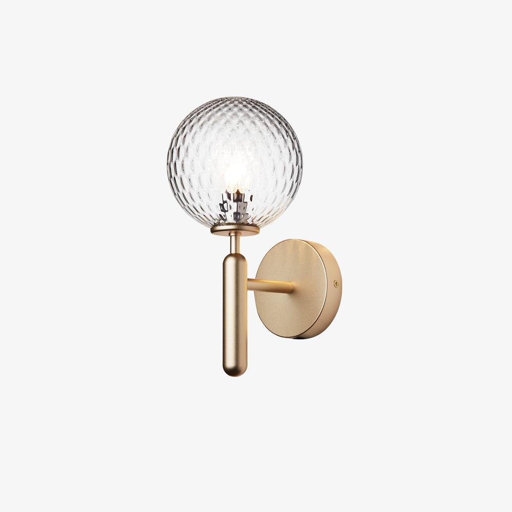 Scandiluxe Brass & Glass Wall Light – Elegant Nordic Sconce