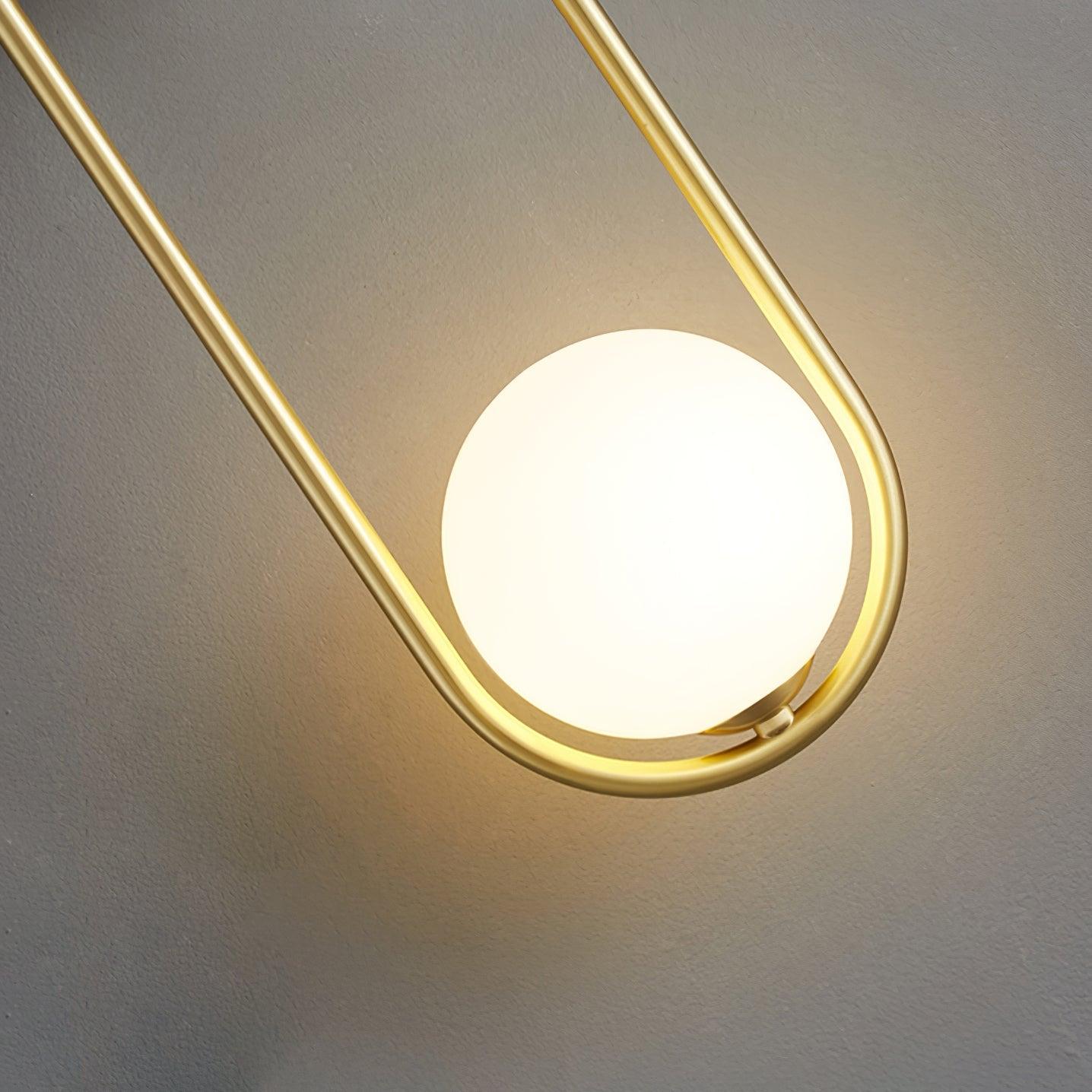 Vakkerlight Mila Brass & White Wall Sconce Modern Art Deco