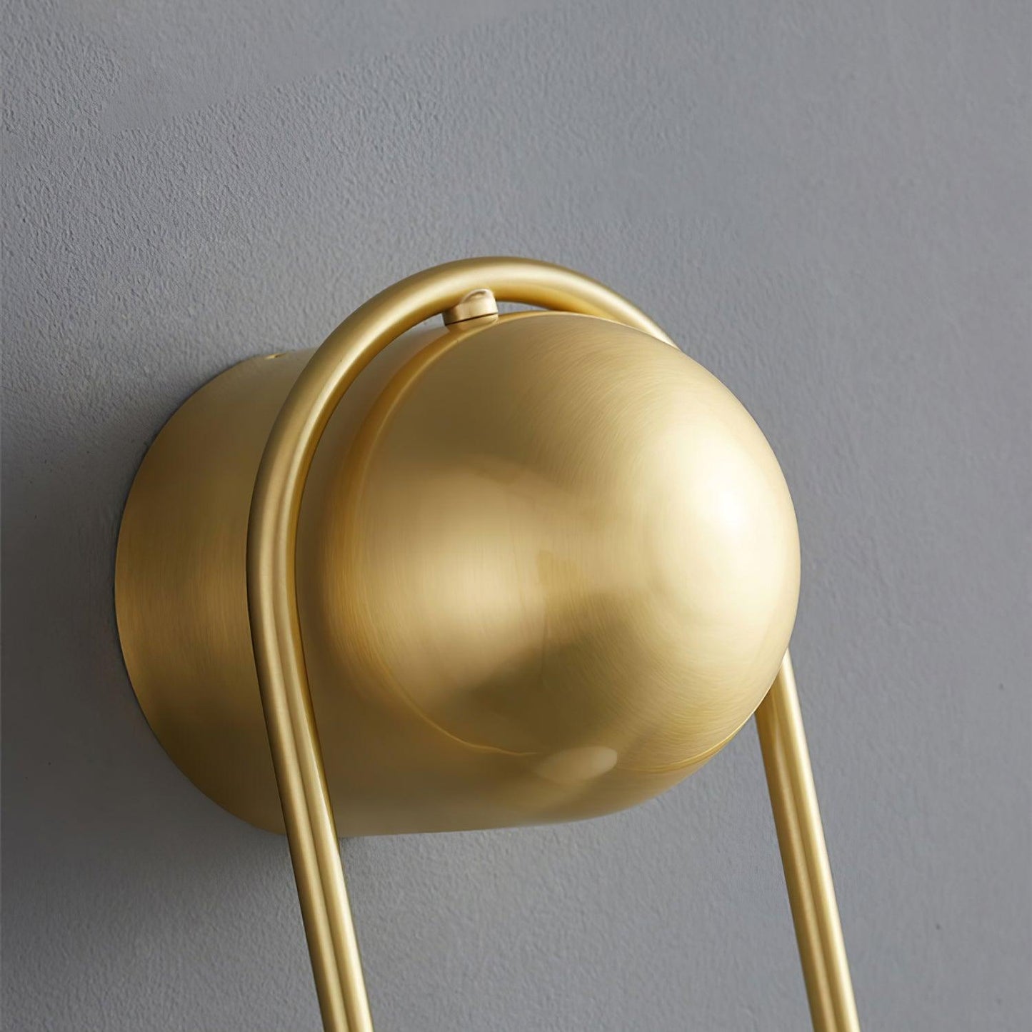 Vakkerlight Mila Brass & White Wall Sconce Modern Art Deco