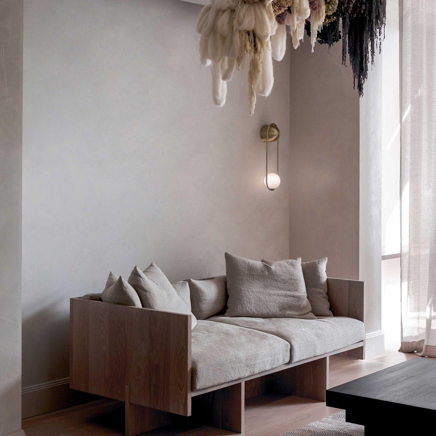 Vakkerlight Mila Brass & White Wall Sconce Modern Art Deco