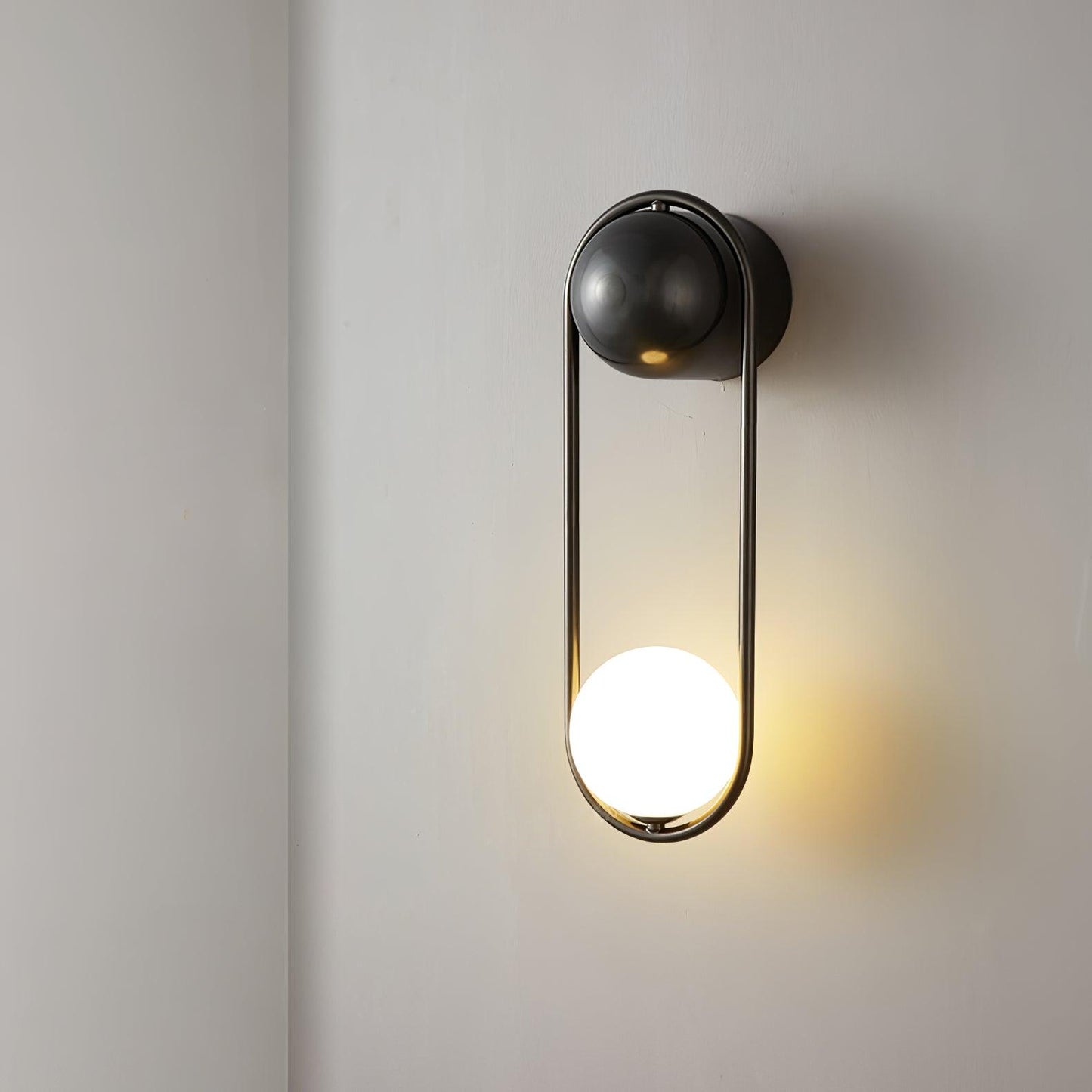 Vakkerlight Mila Brass & White Wall Sconce Modern Art Deco