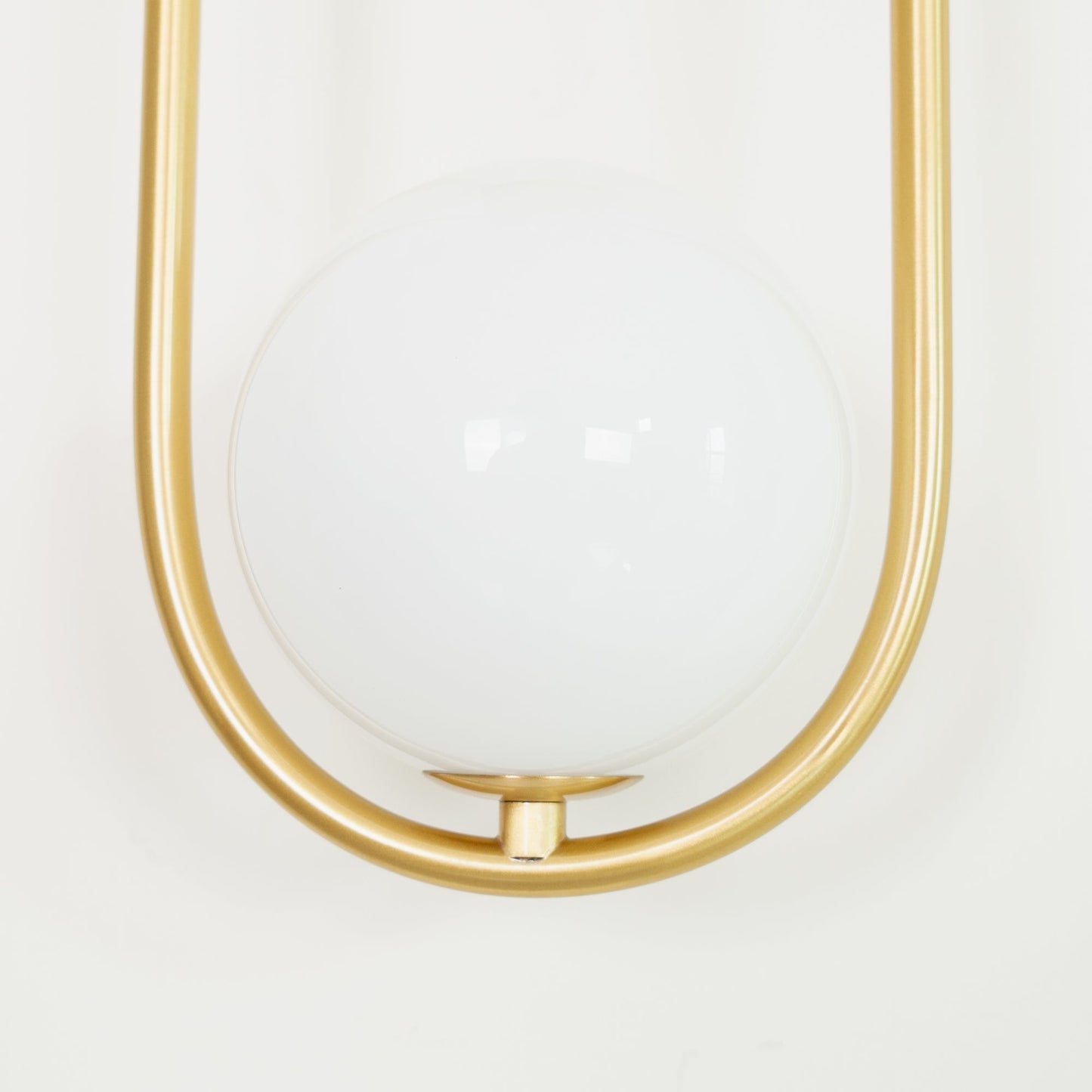 Vakkerlight Mila Brass & White Wall Sconce Modern Art Deco