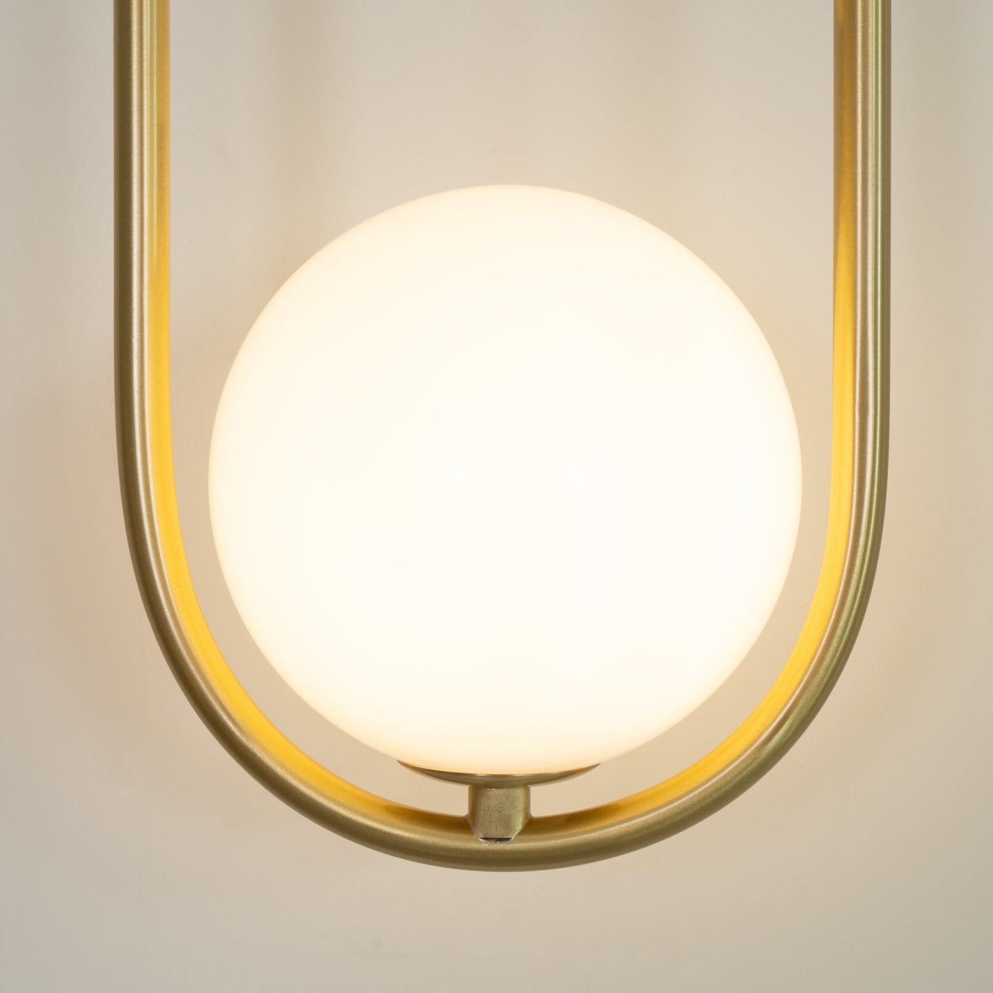 Vakkerlight Mila Brass & White Wall Sconce Modern Art Deco