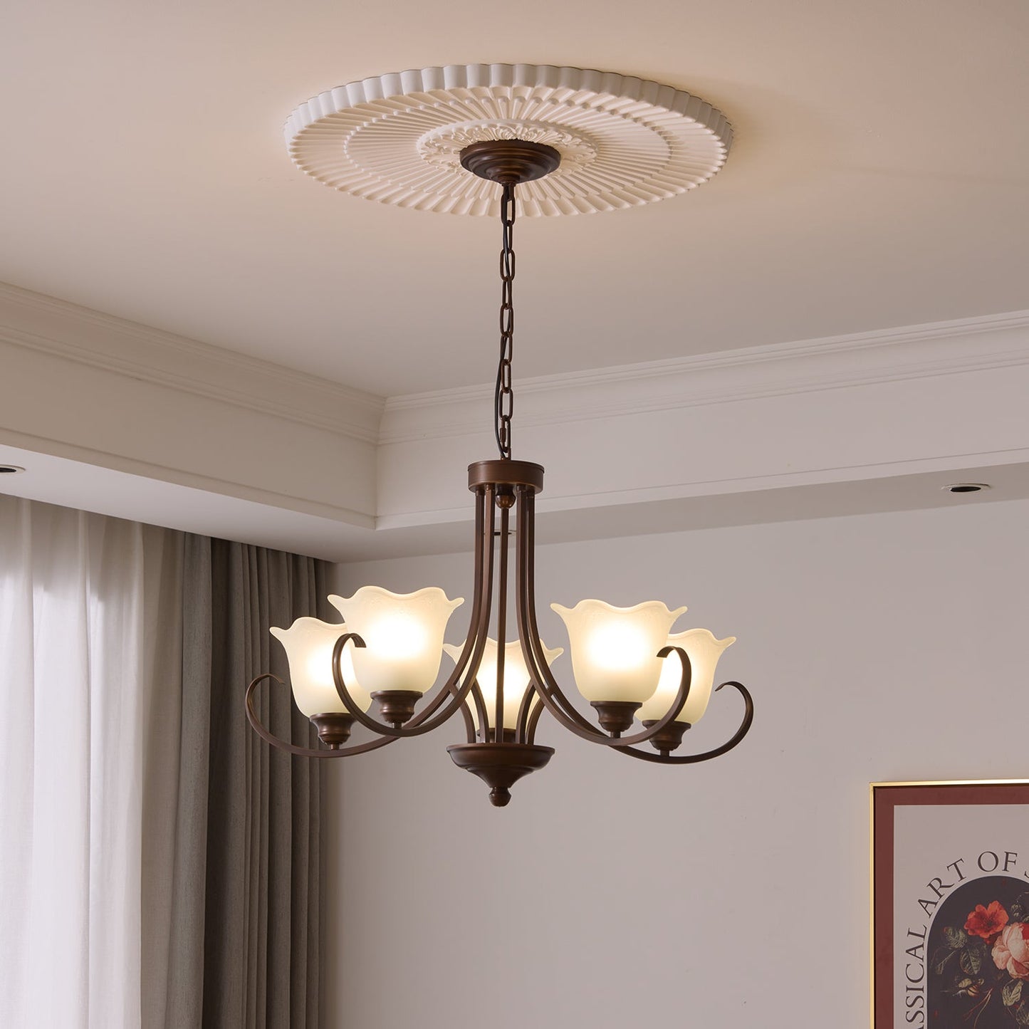 Mireille Floral Chandelier - YIOSI
