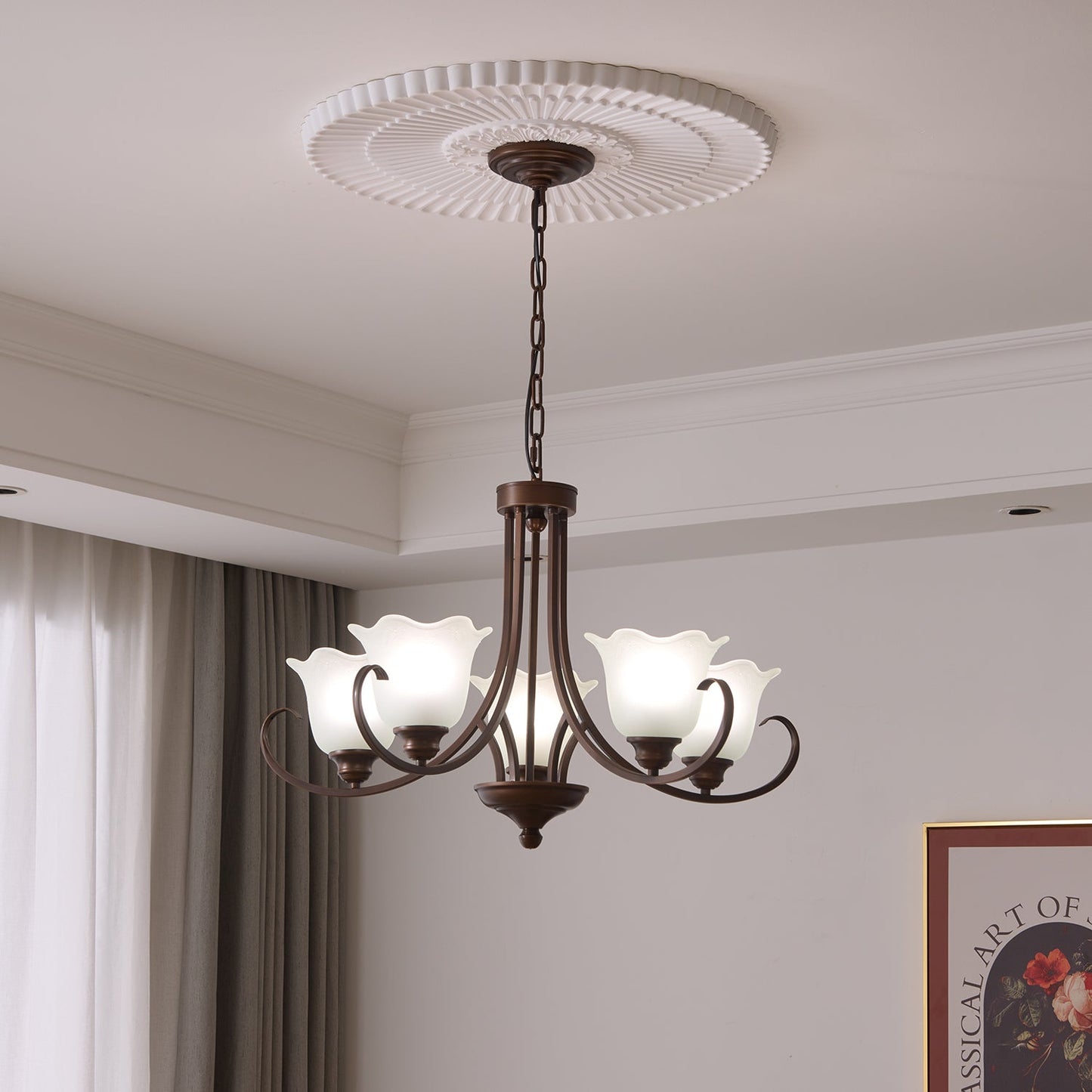 Mireille Floral Chandelier - YIOSI