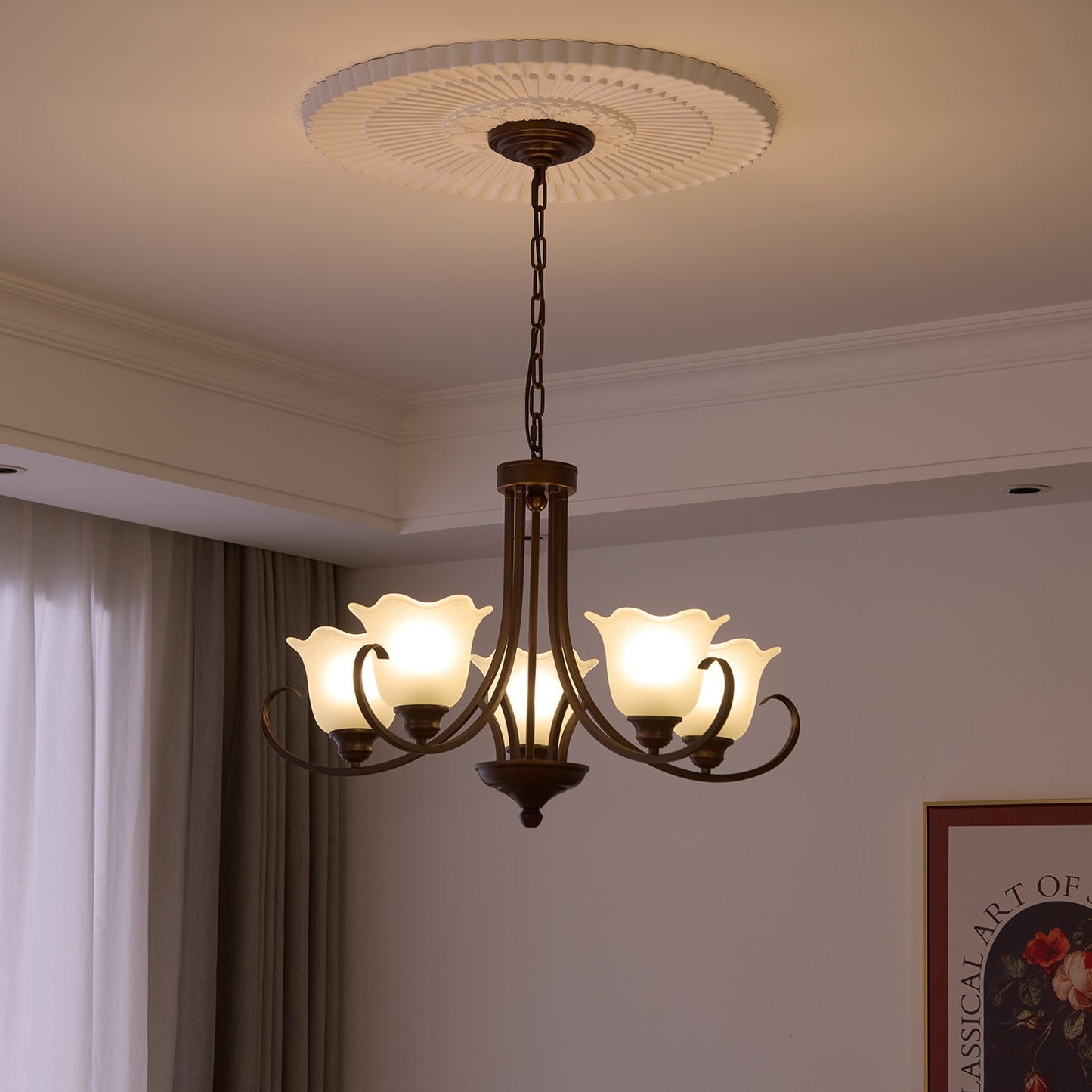 Mireille Floral Chandelier - YIOSI
