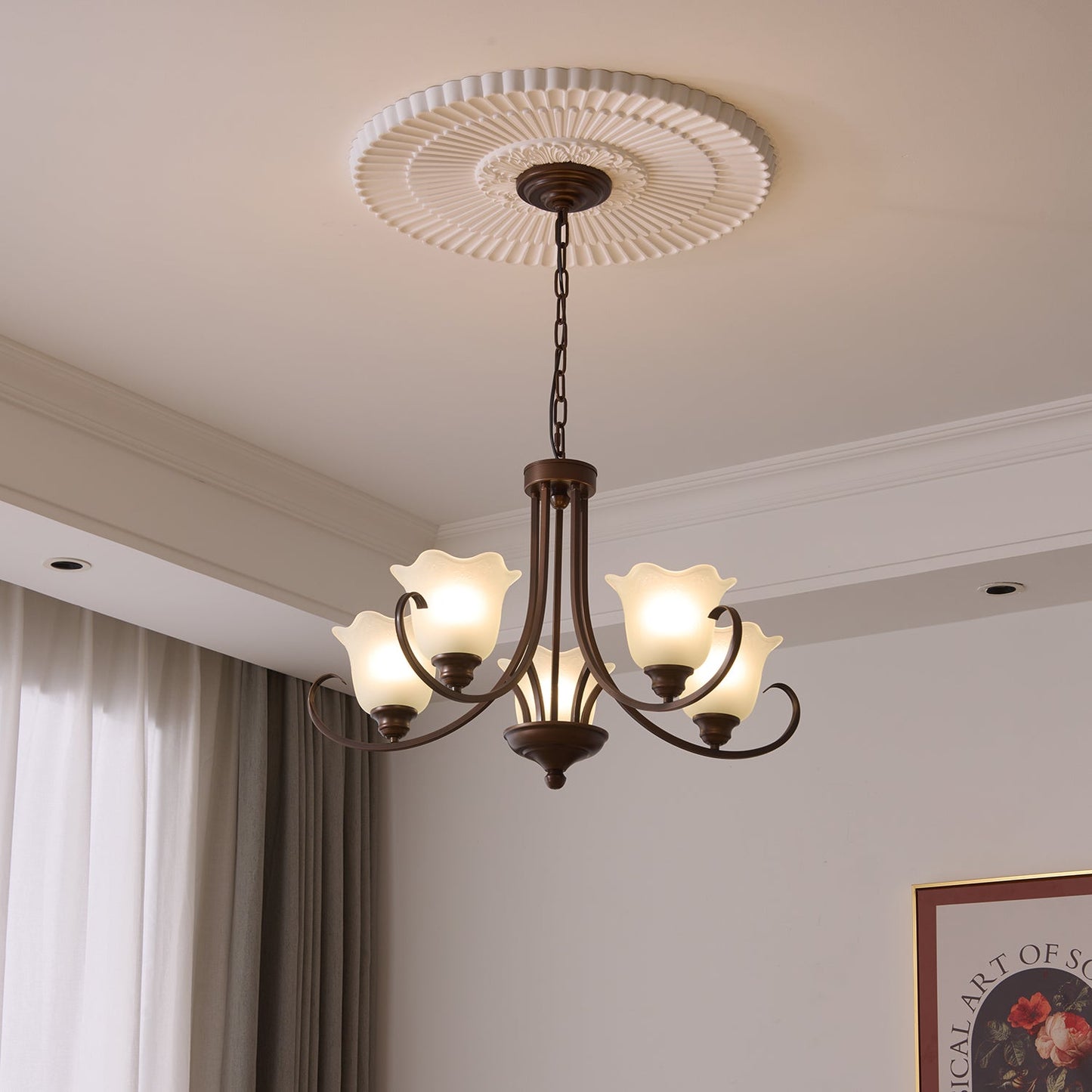 Mireille Floral Chandelier - YIOSI