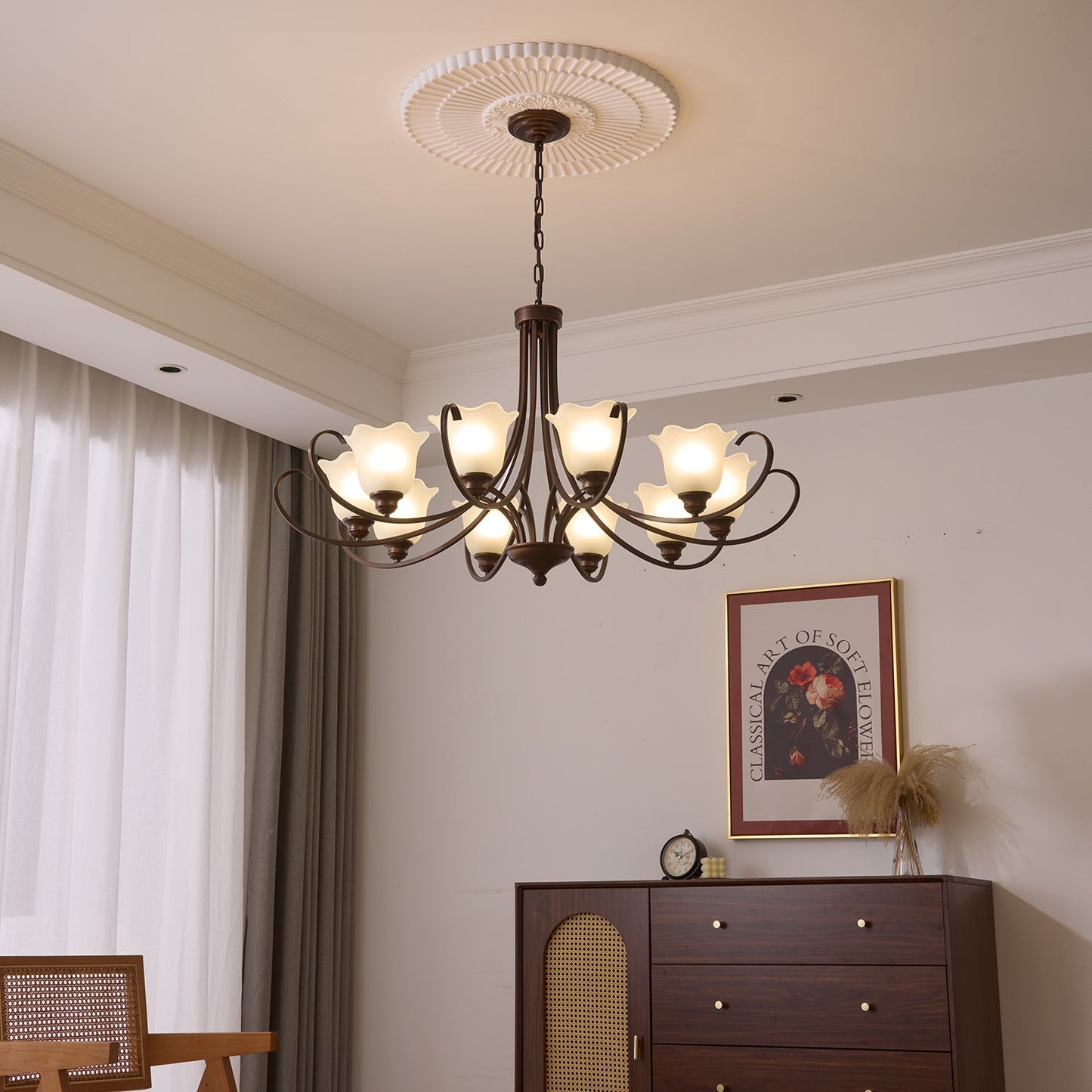 Mireille Floral Chandelier - YIOSI