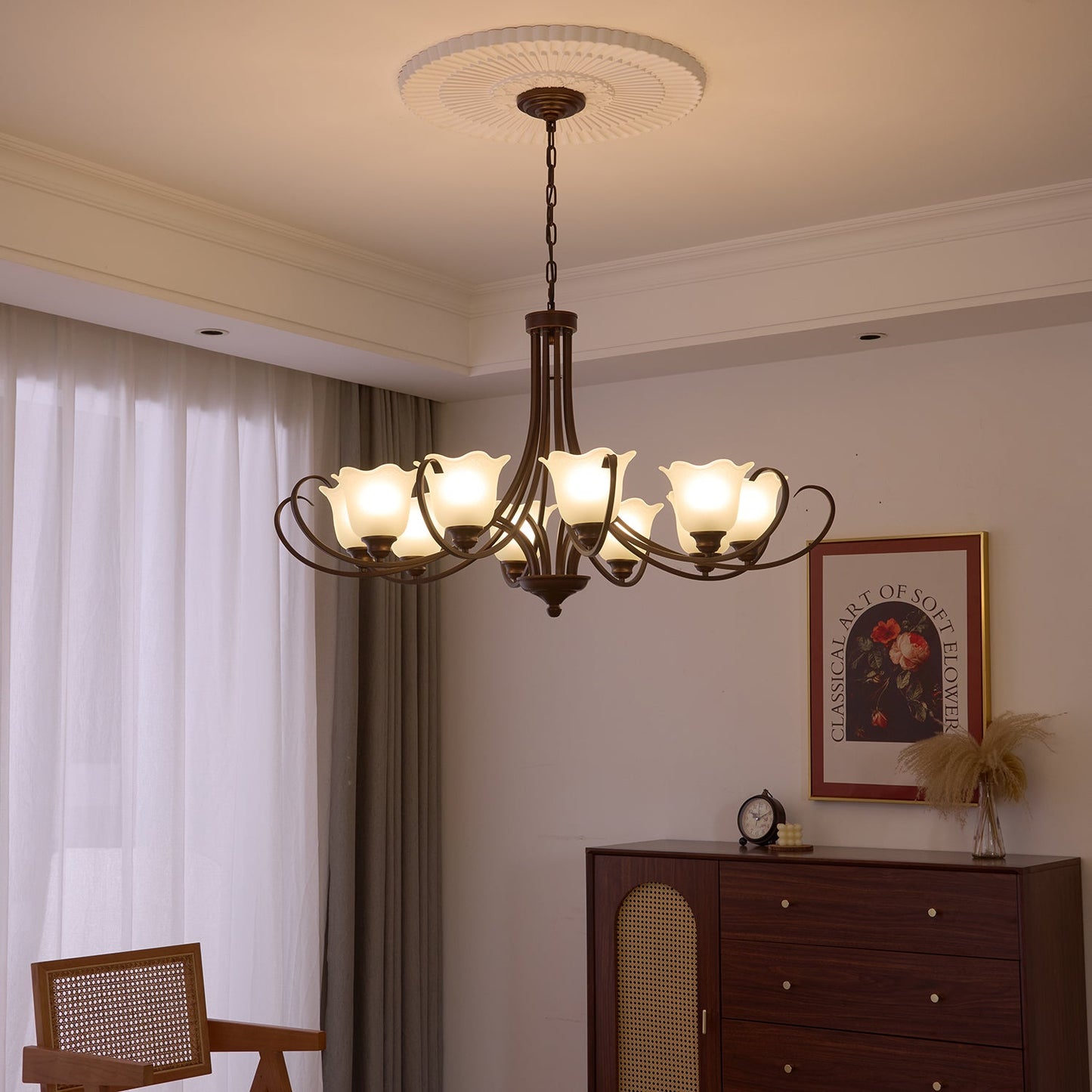 Mireille Floral Chandelier - YIOSI