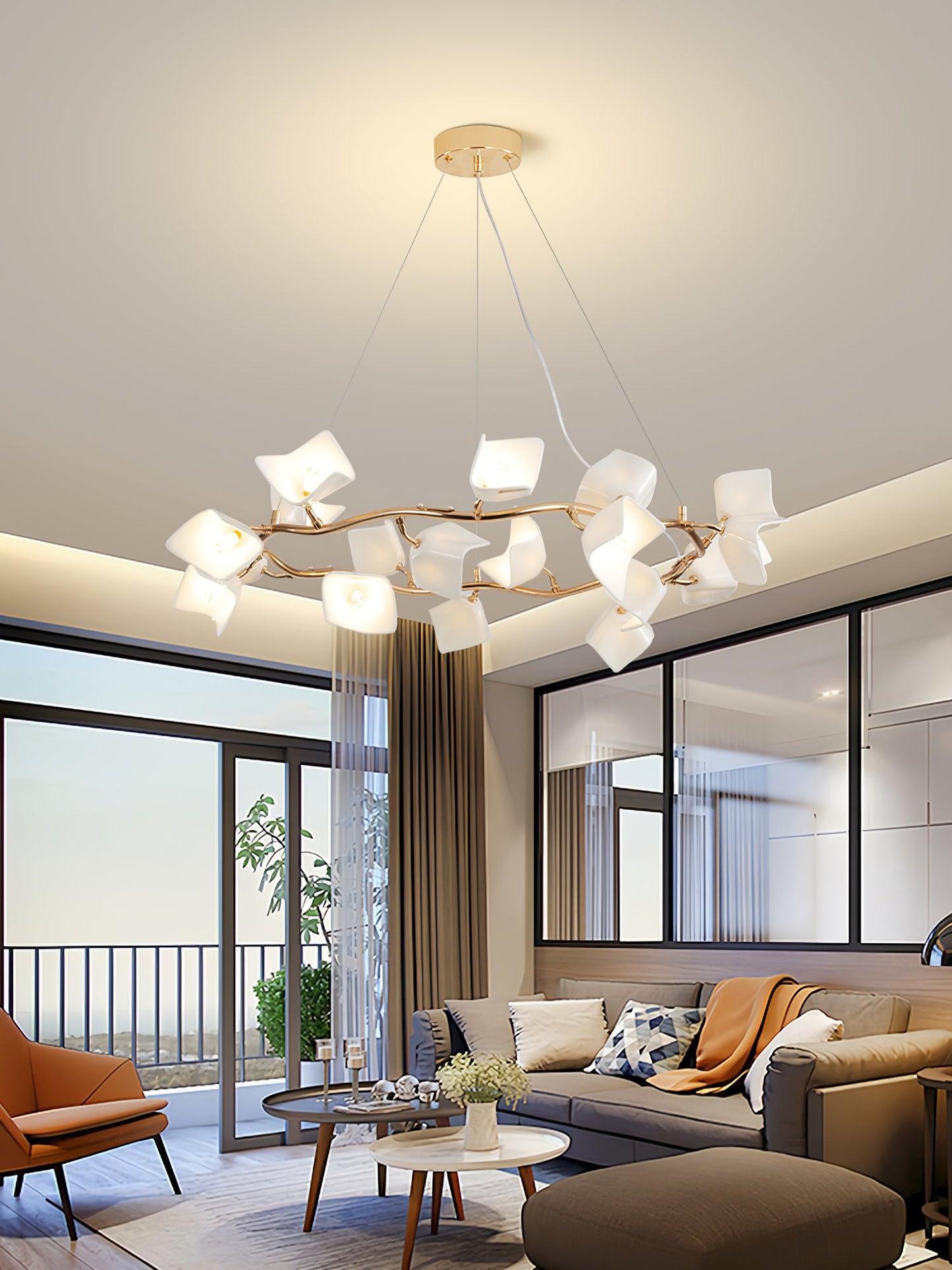 Mistral Flora Chandelier - YIOSI