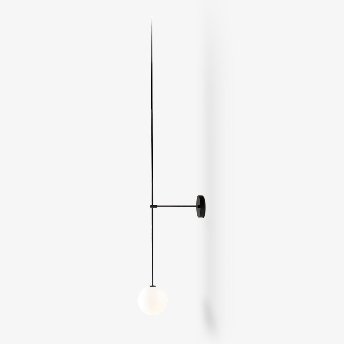 Vakkerlight Mobile Wall Lamp – Sleek Gold & Black Metal Glass Light