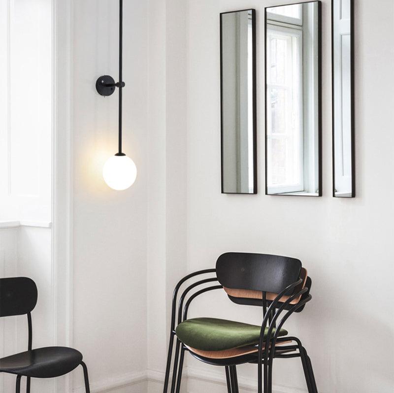 Vakkerlight Mobile Wall Lamp – Sleek Gold & Black Metal Glass Light