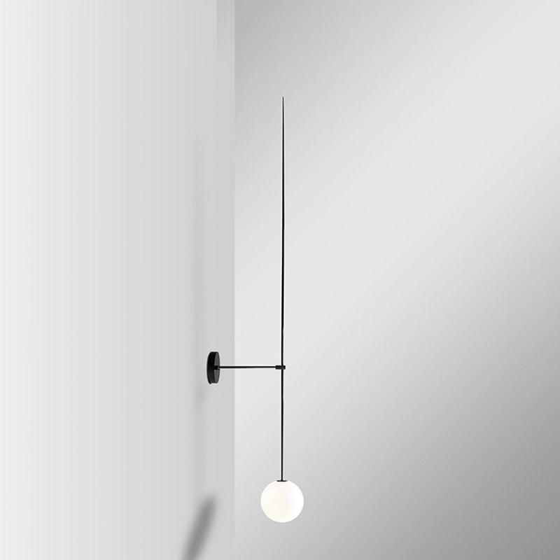 Vakkerlight Mobile Wall Lamp – Sleek Gold & Black Metal Glass Light