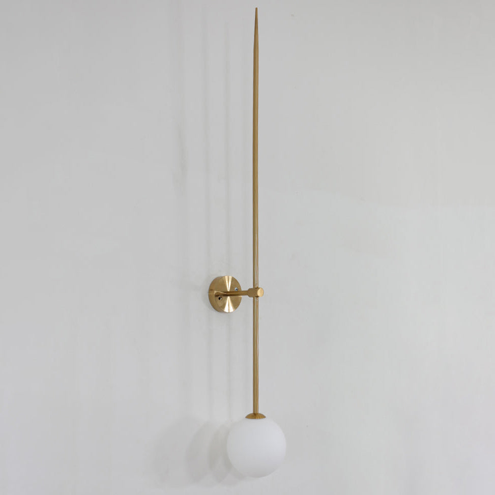 Vakkerlight Mobile Wall Lamp – Sleek Gold & Black Metal Glass Light