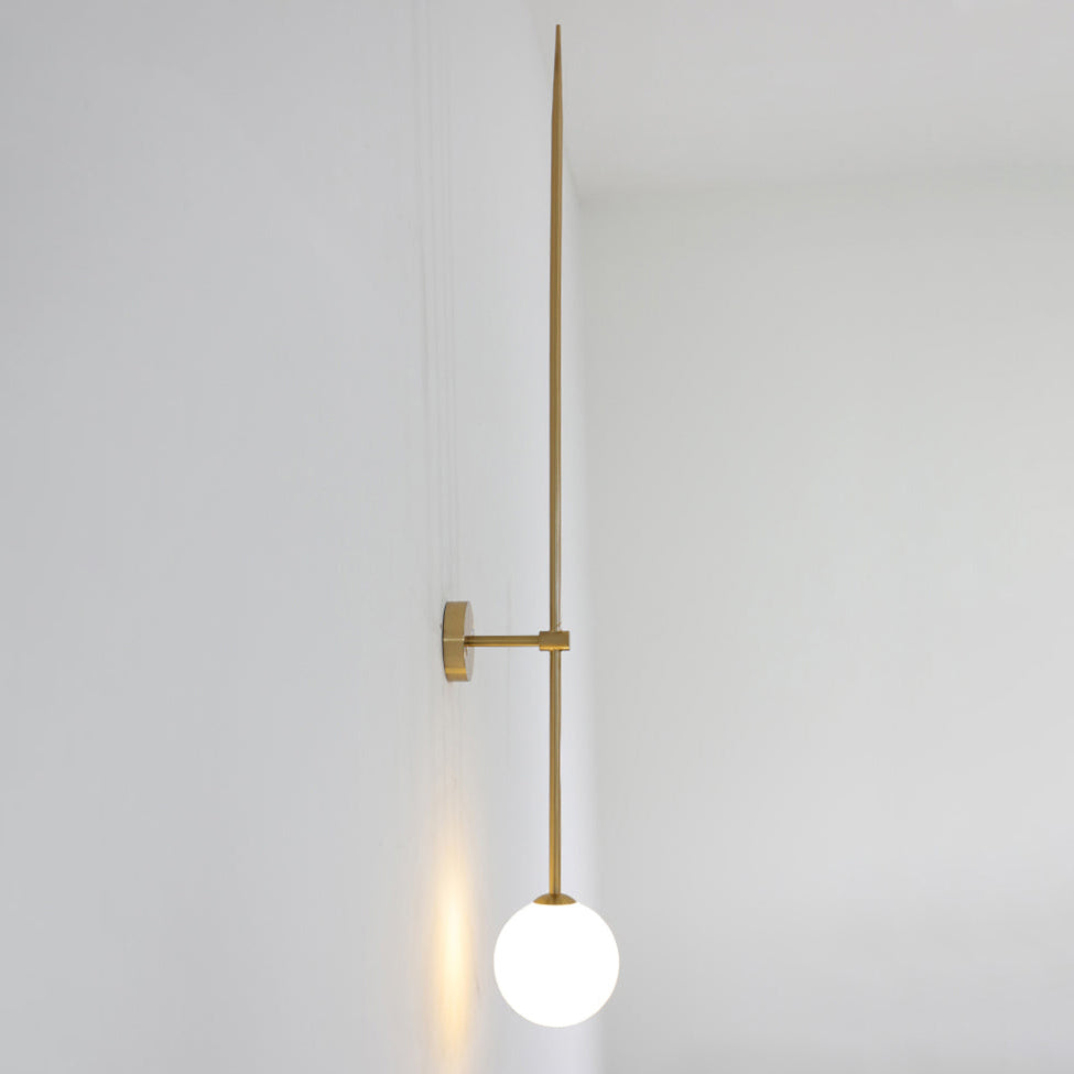Vakkerlight Mobile Wall Lamp – Sleek Gold & Black Metal Glass Light