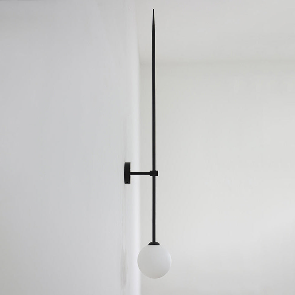 Vakkerlight Mobile Wall Lamp – Sleek Gold & Black Metal Glass Light