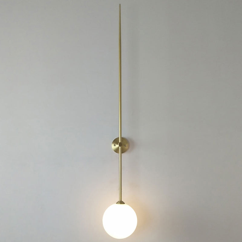 Vakkerlight Mobile Wall Lamp – Sleek Gold & Black Metal Glass Light