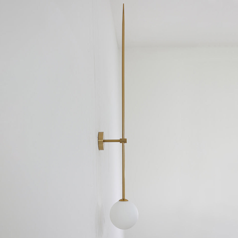 Vakkerlight Mobile Wall Lamp – Sleek Gold & Black Metal Glass Light