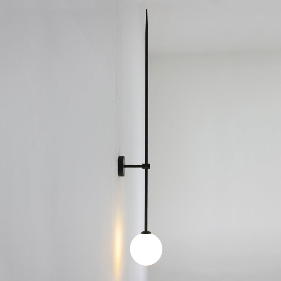 Vakkerlight Mobile Wall Lamp – Sleek Gold & Black Metal Glass Light