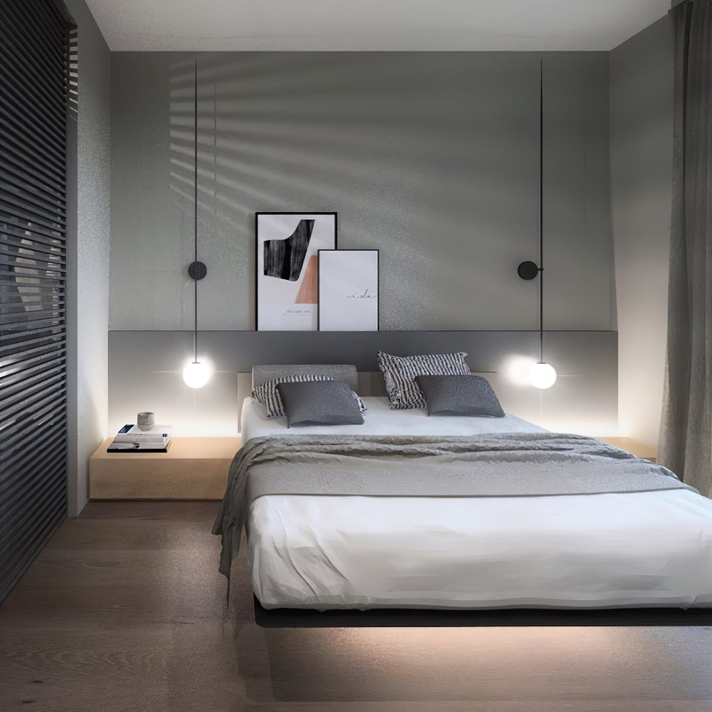 Vakkerlight Mobile Wall Lamp – Sleek Gold & Black Metal Glass Light