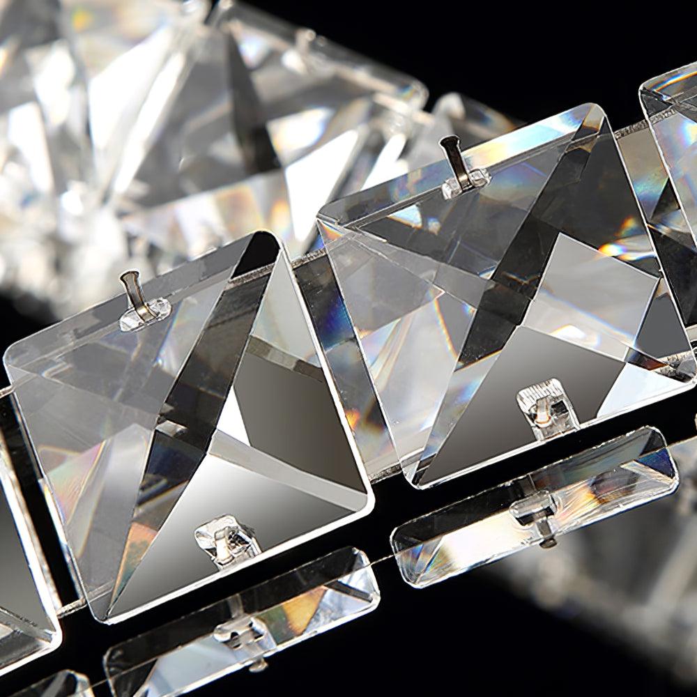 Modern Crystal Double C Chandelier - YIOSI