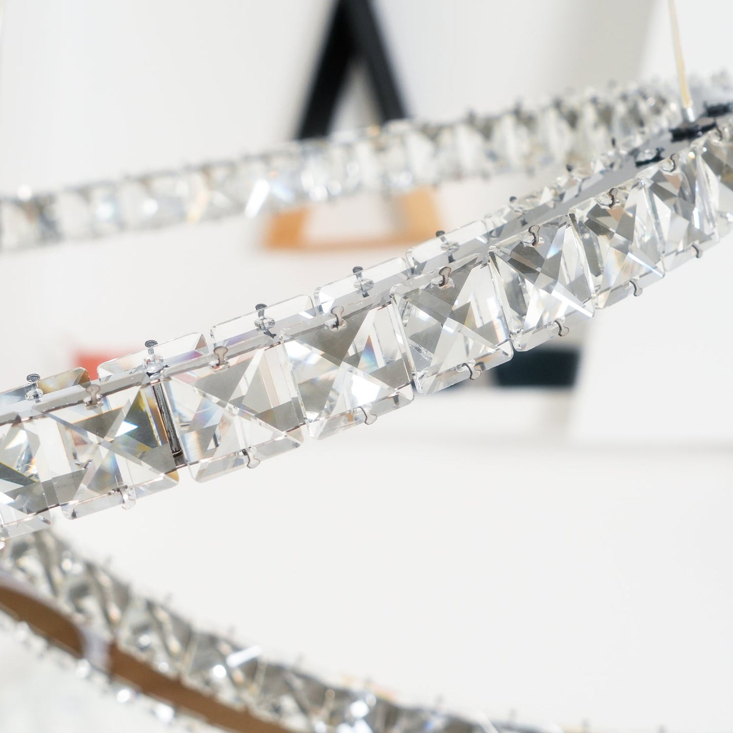 Modern Crystal Double C Chandelier - YIOSI