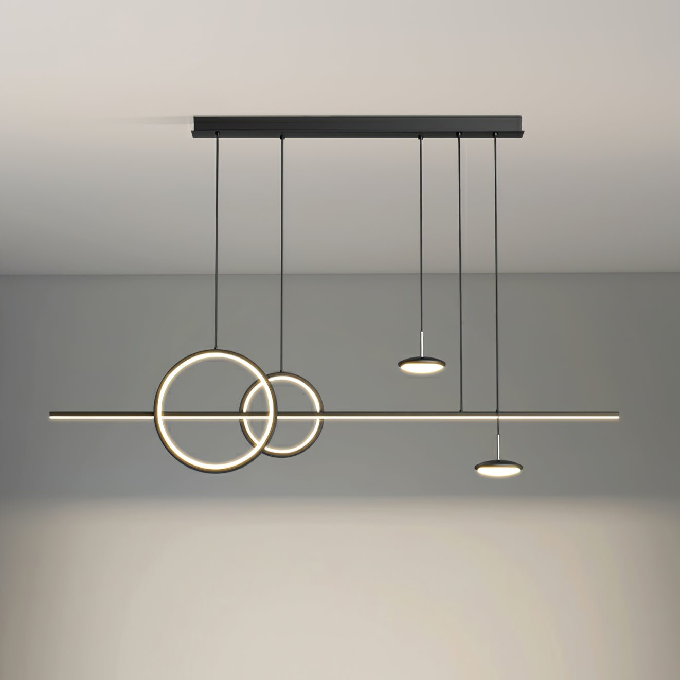 Modern Geometric Shape Chandelier - YIOSI