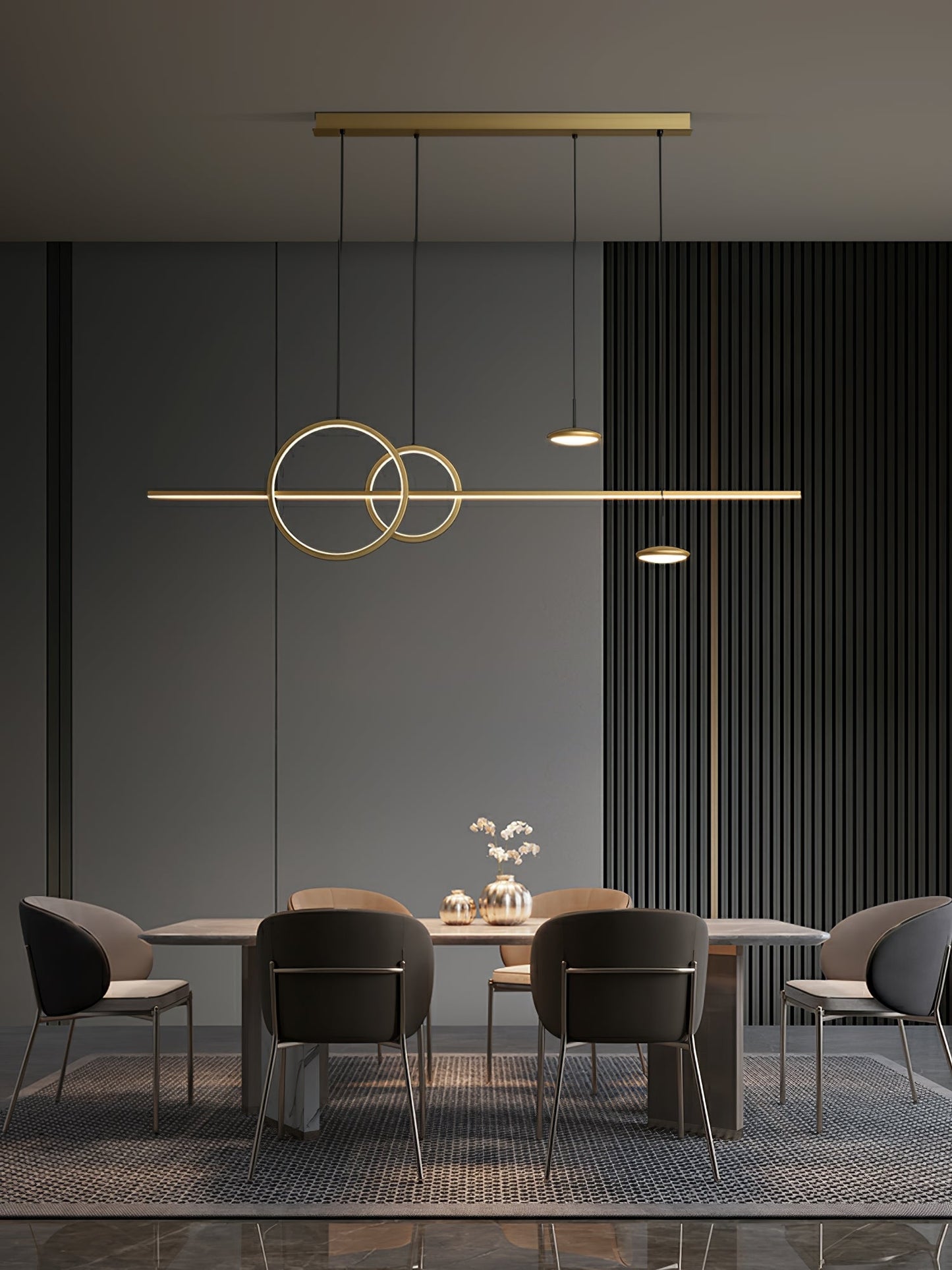 Modern Geometric Shape Chandelier - YIOSI
