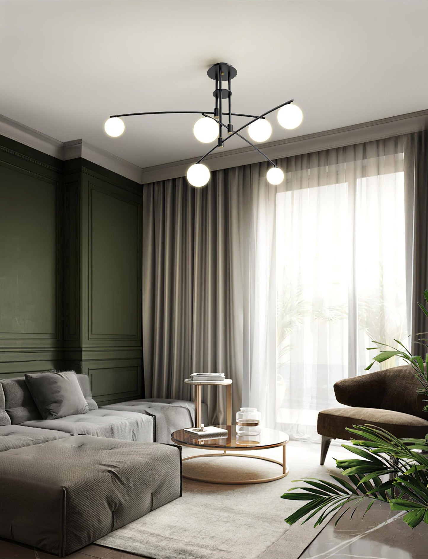 Modern Long Arm Chandelier - YIOSI