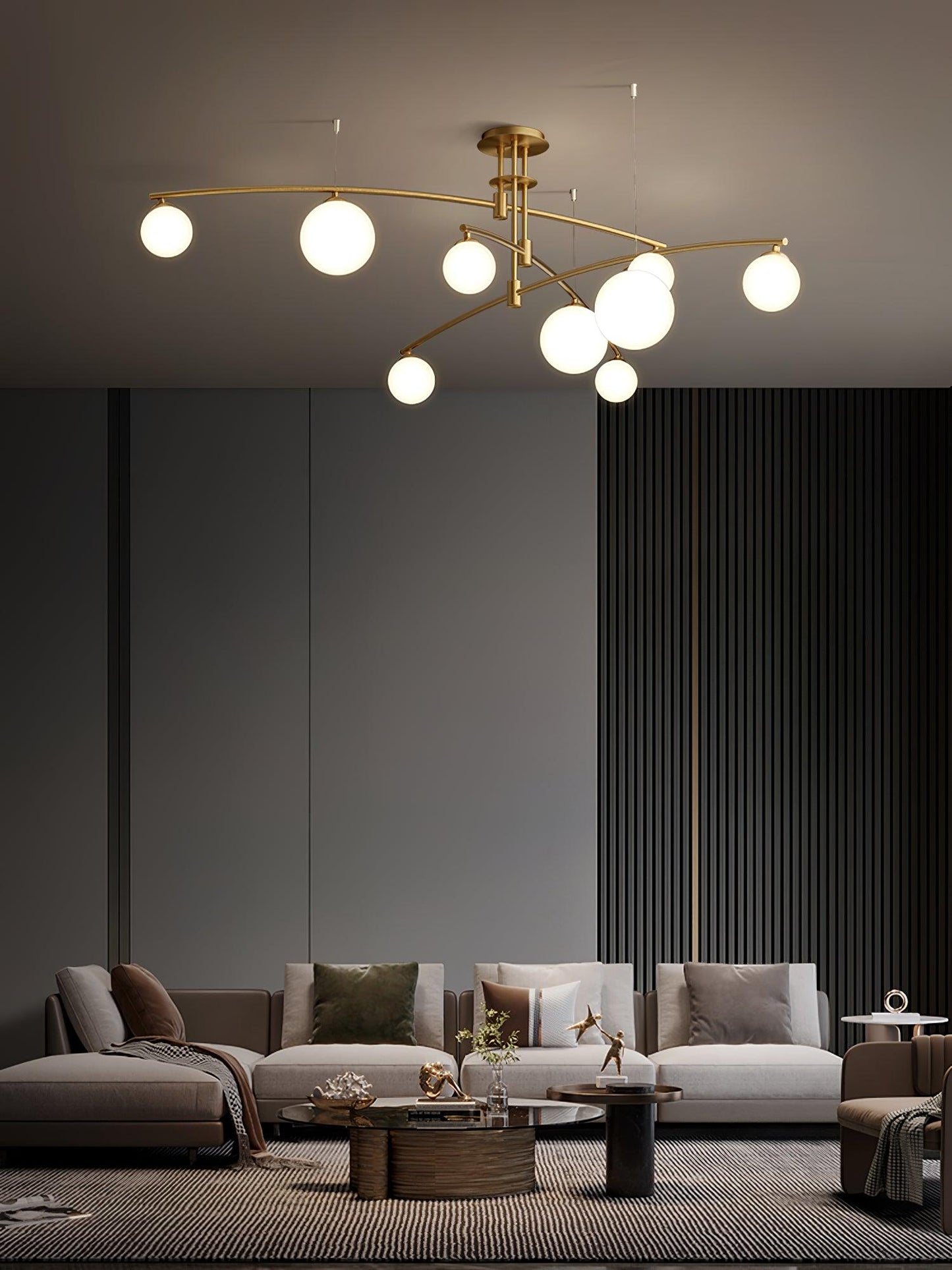 Modern Long Arm Chandelier - YIOSI