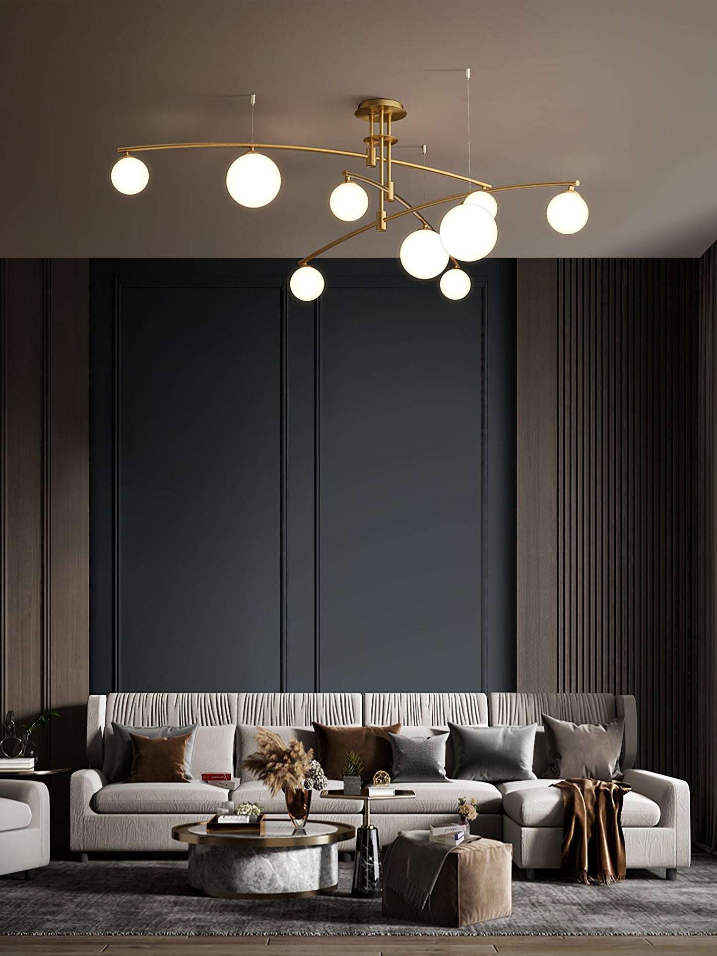 Modern Long Arm Chandelier - YIOSI