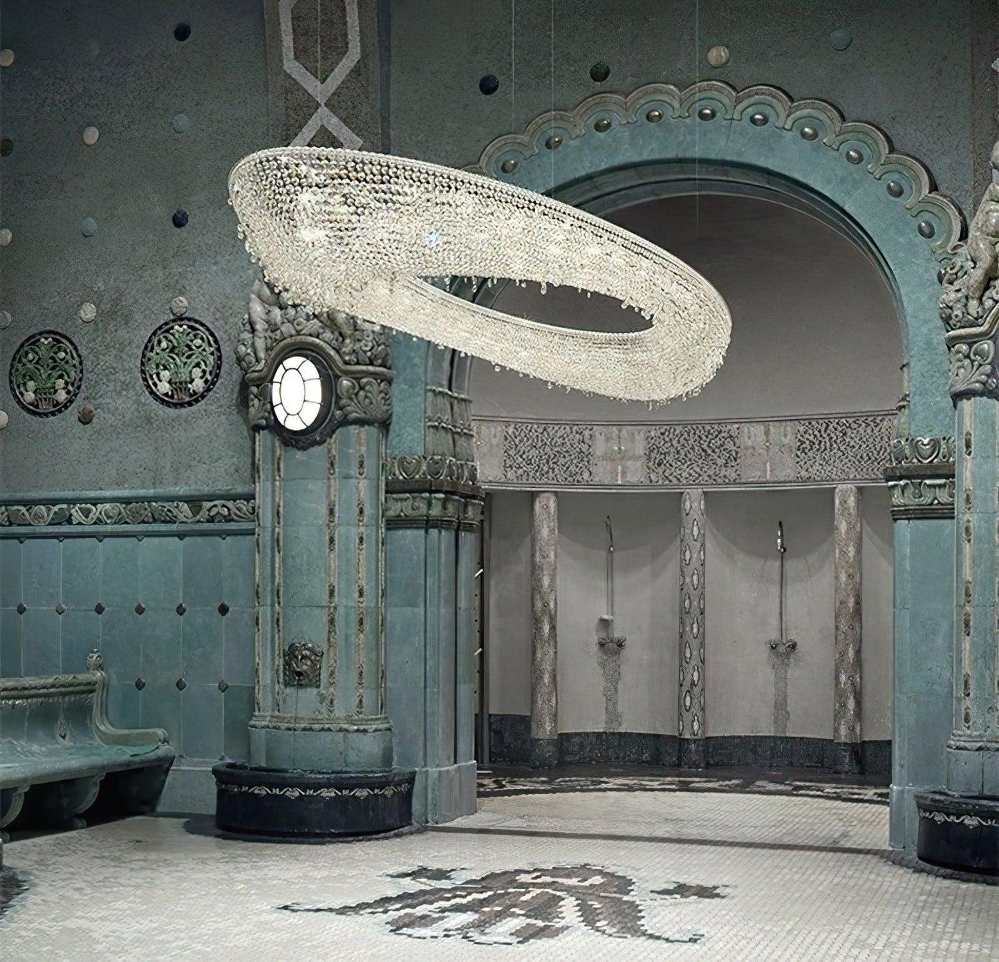 Modern Round Crystal Chandelier - YIOSI