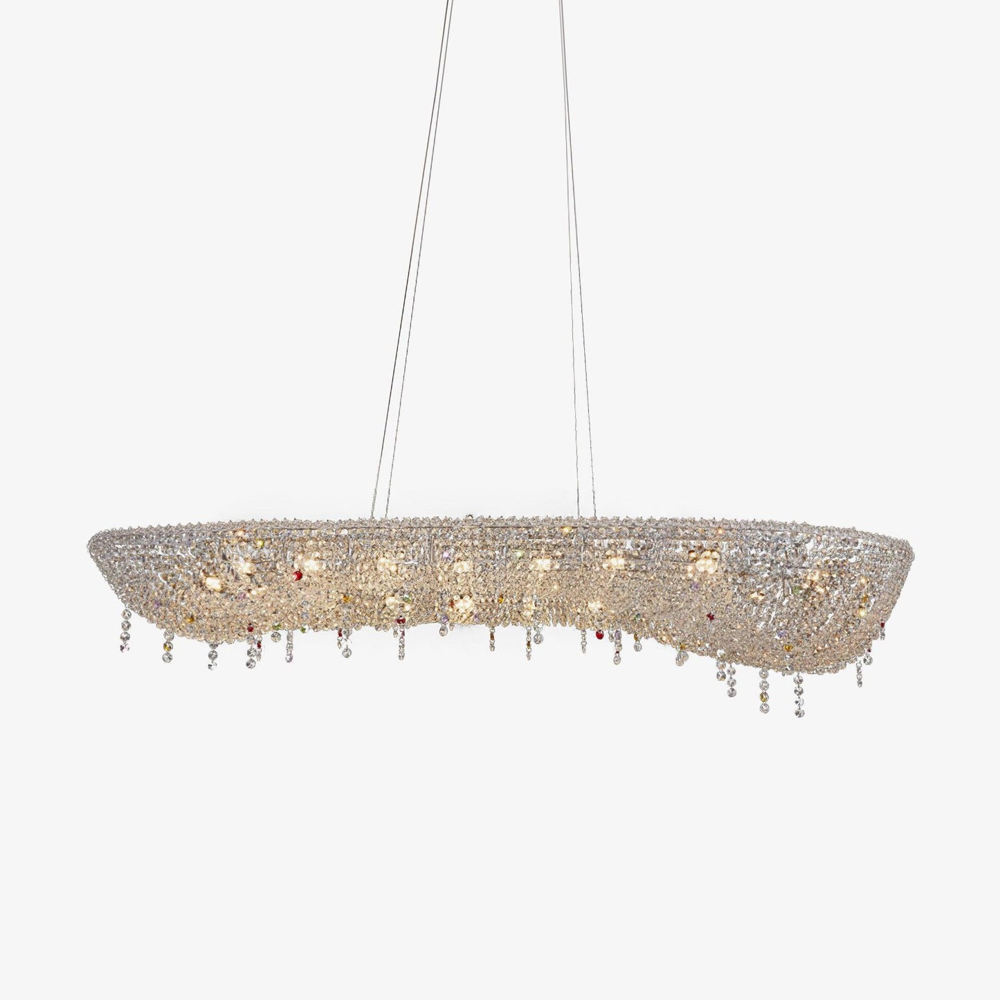 Modern Round Crystal Chandelier - YIOSI