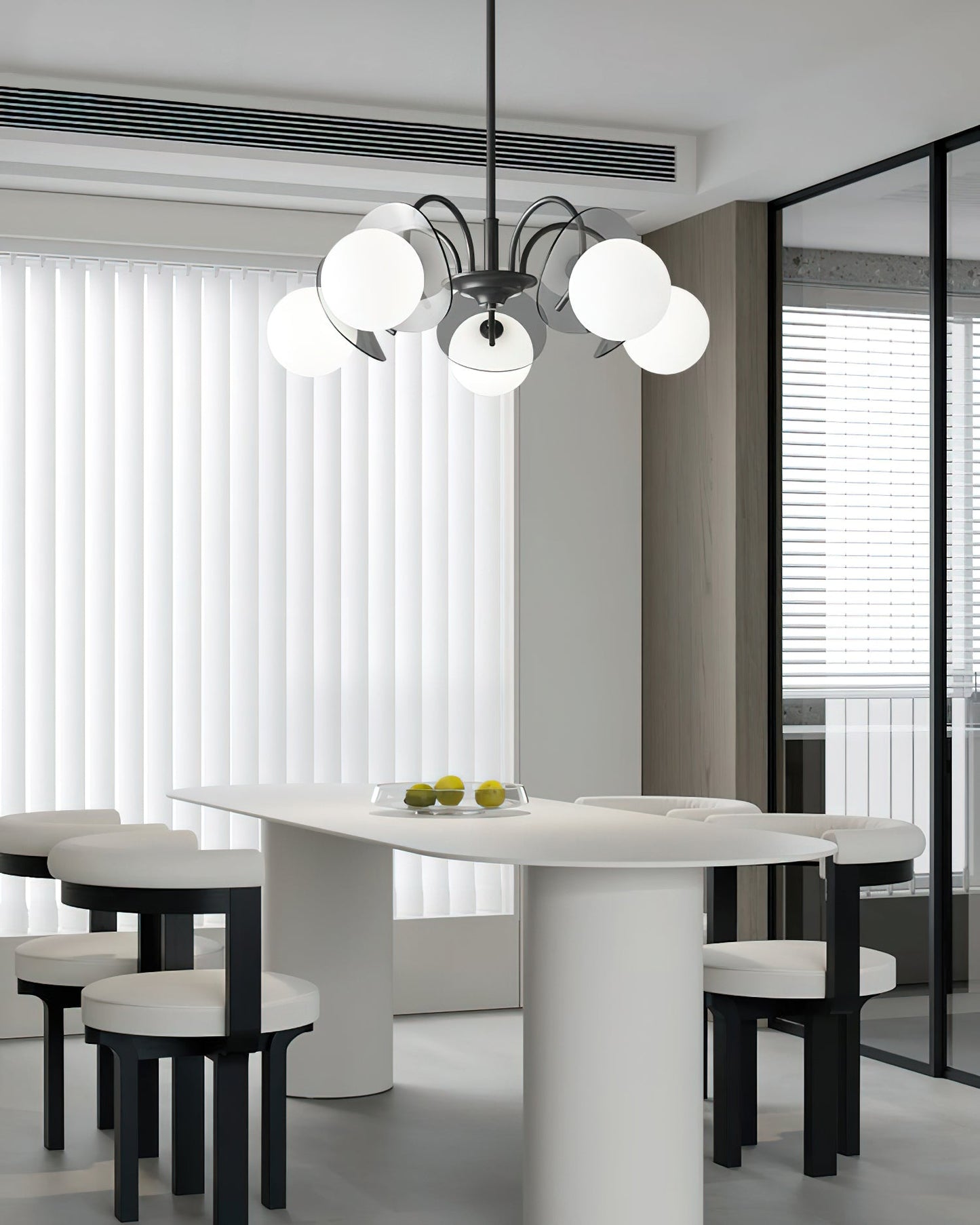 Molecular Spherical Glass Chandelier - YIOSI