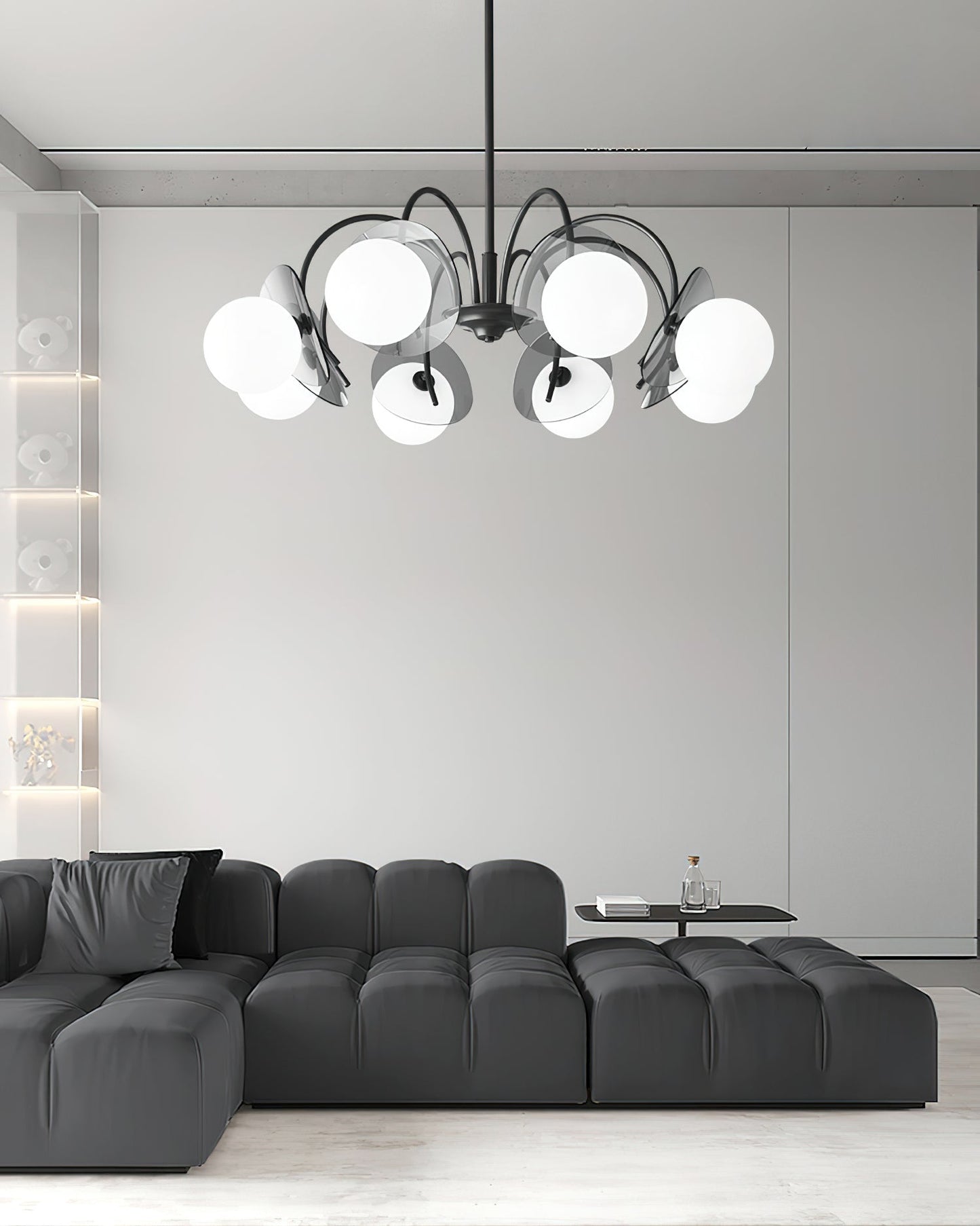 Molecular Spherical Glass Chandelier - YIOSI