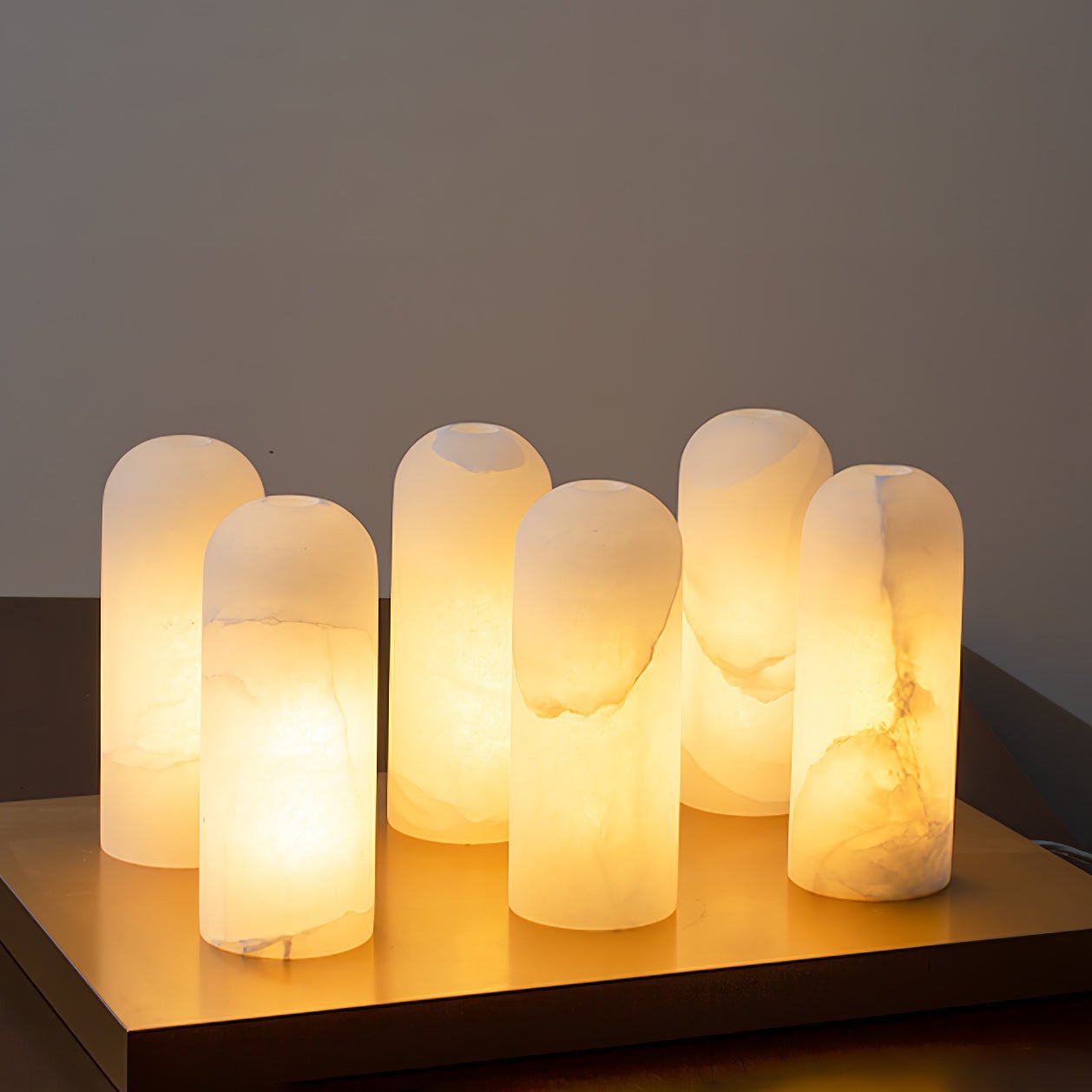 Monty Brass & White Alabaster Wall Lamp with Braided Cord