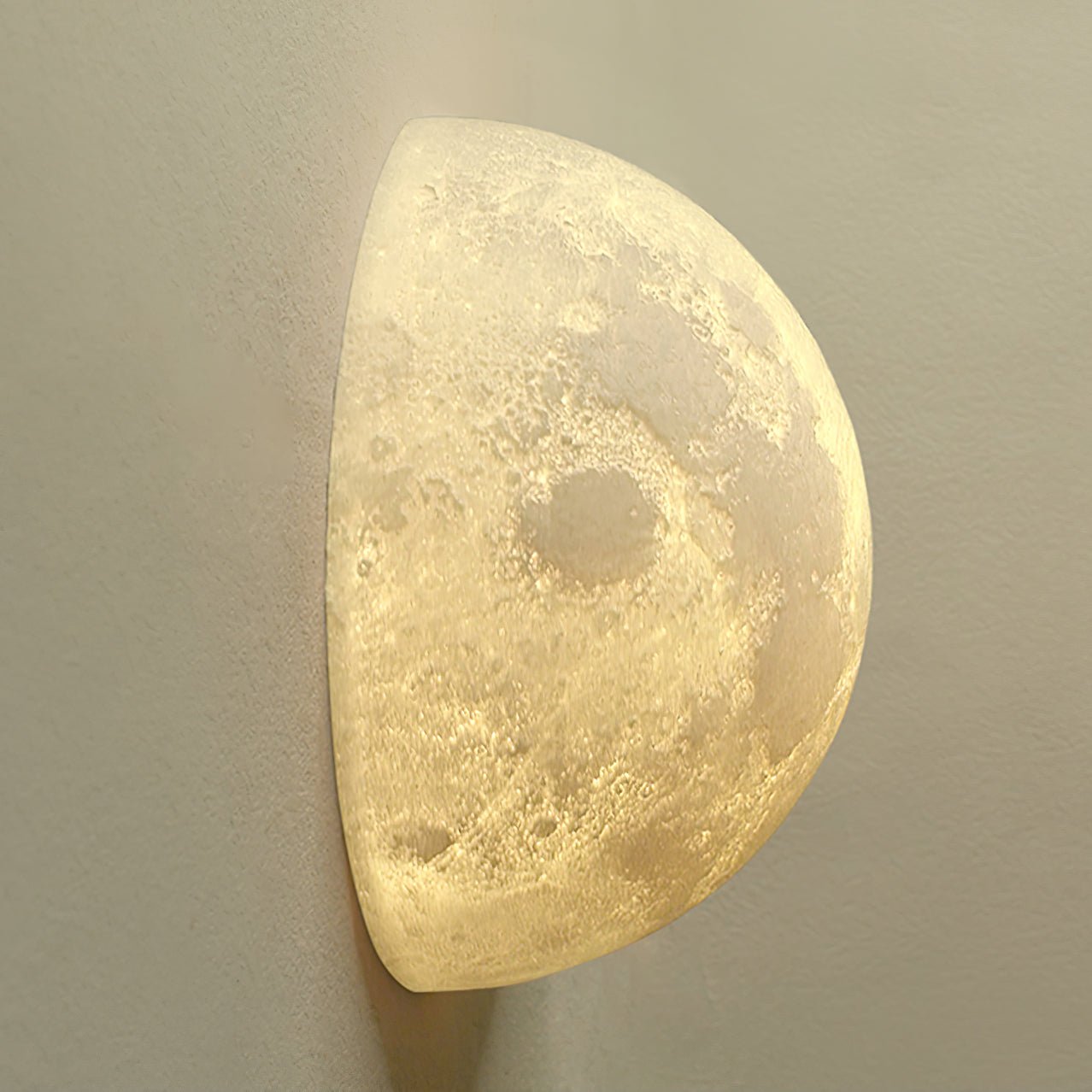 Vakkerlight Hemisphere Moon Wall Lamp – 3D Lunar Light for Home Décor